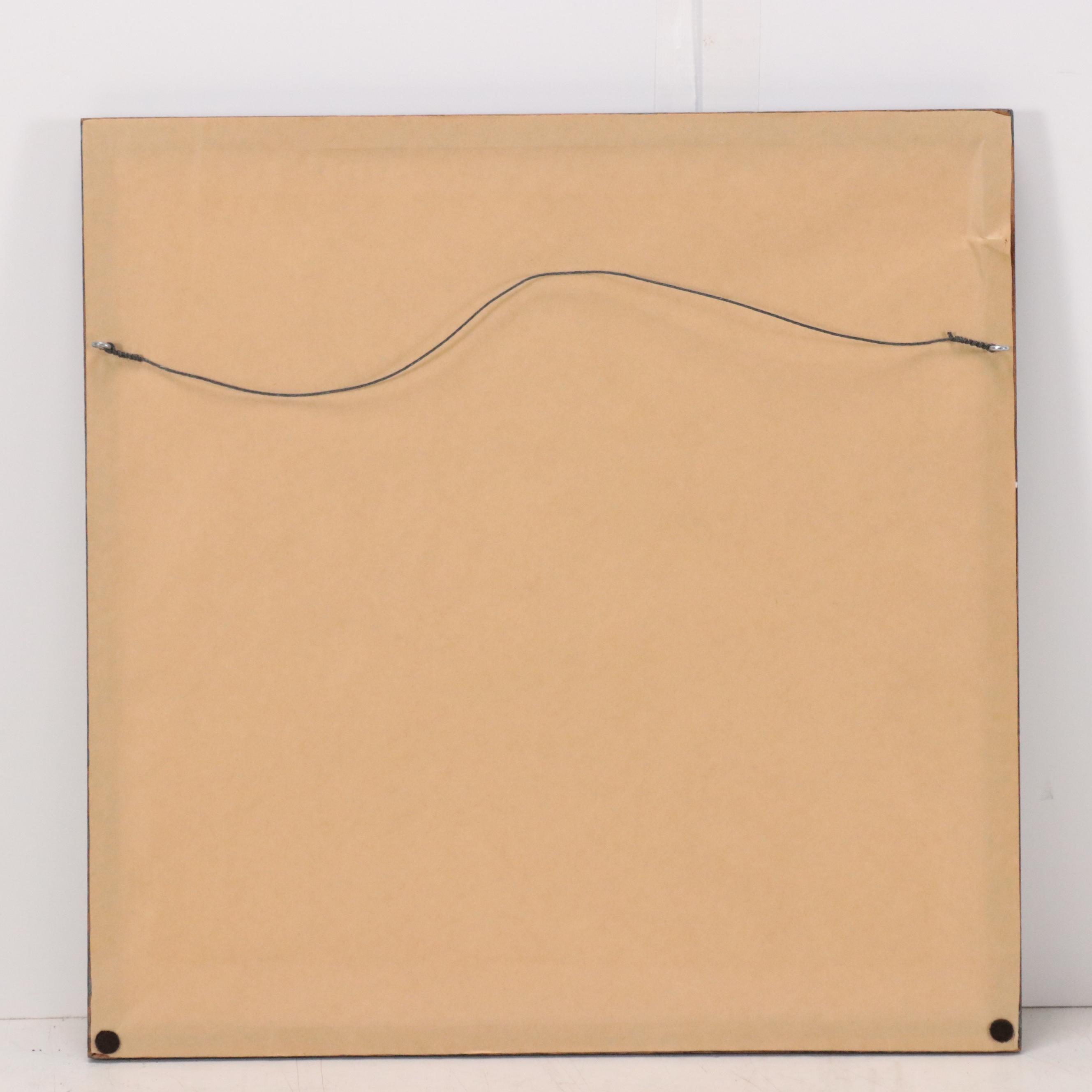 Engelbert Lap Woodcut "Winter Day," Mid-20th Century