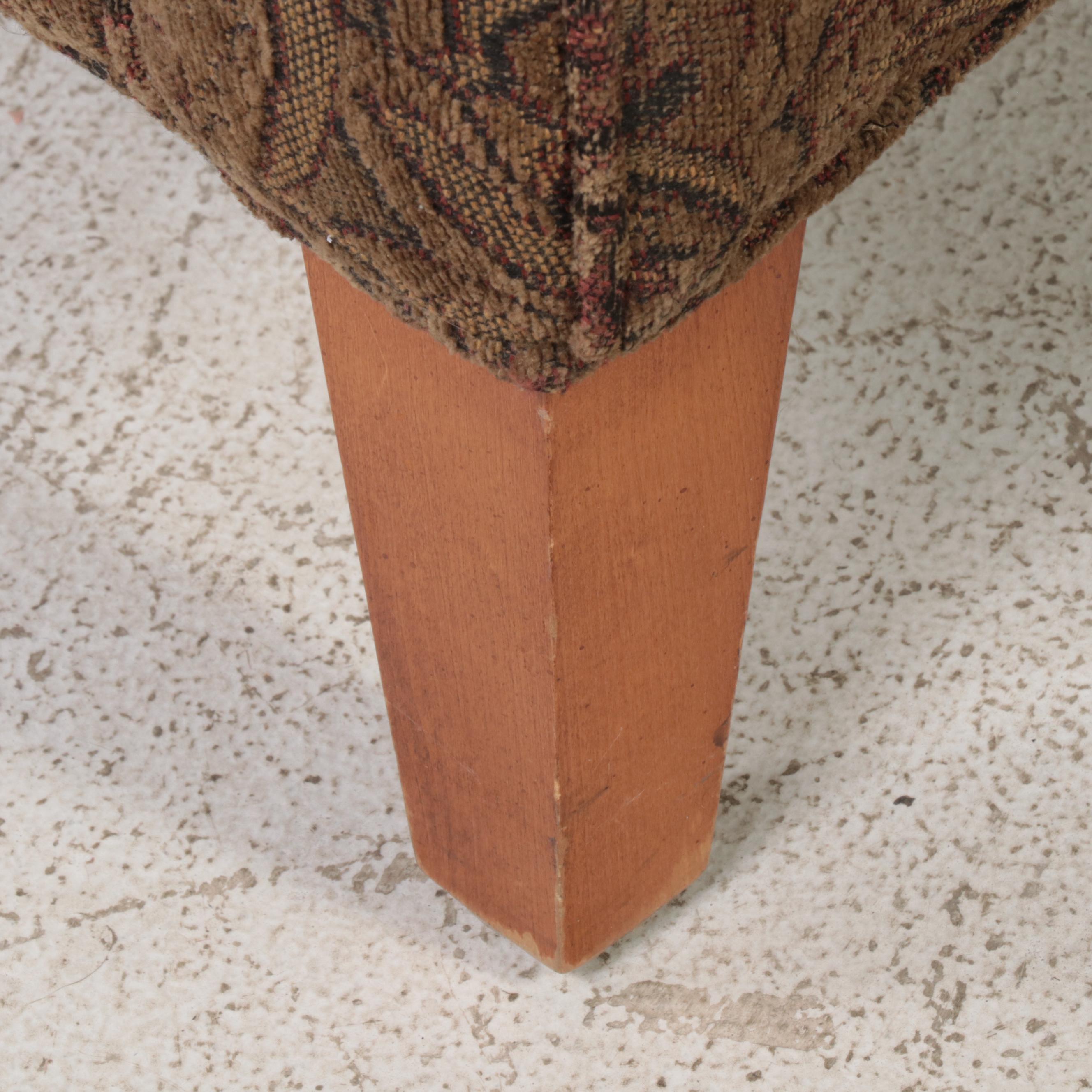 Sofa Express Contemporary Paisley Pattern Fabric Upholstered Lounge Chair