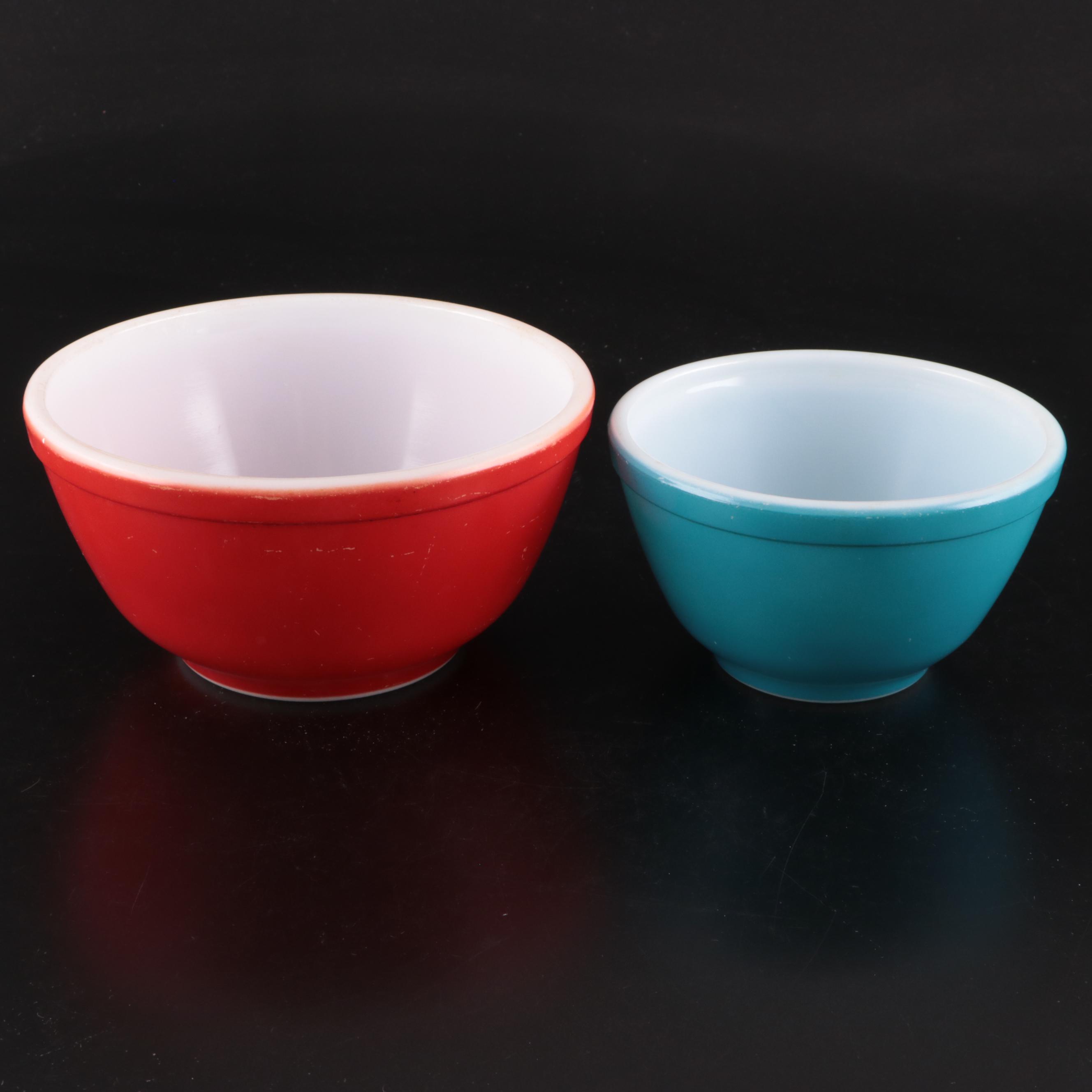 Pyrex Primary Colors Nesting Bowls and Other Casserole Dishes and Bowls