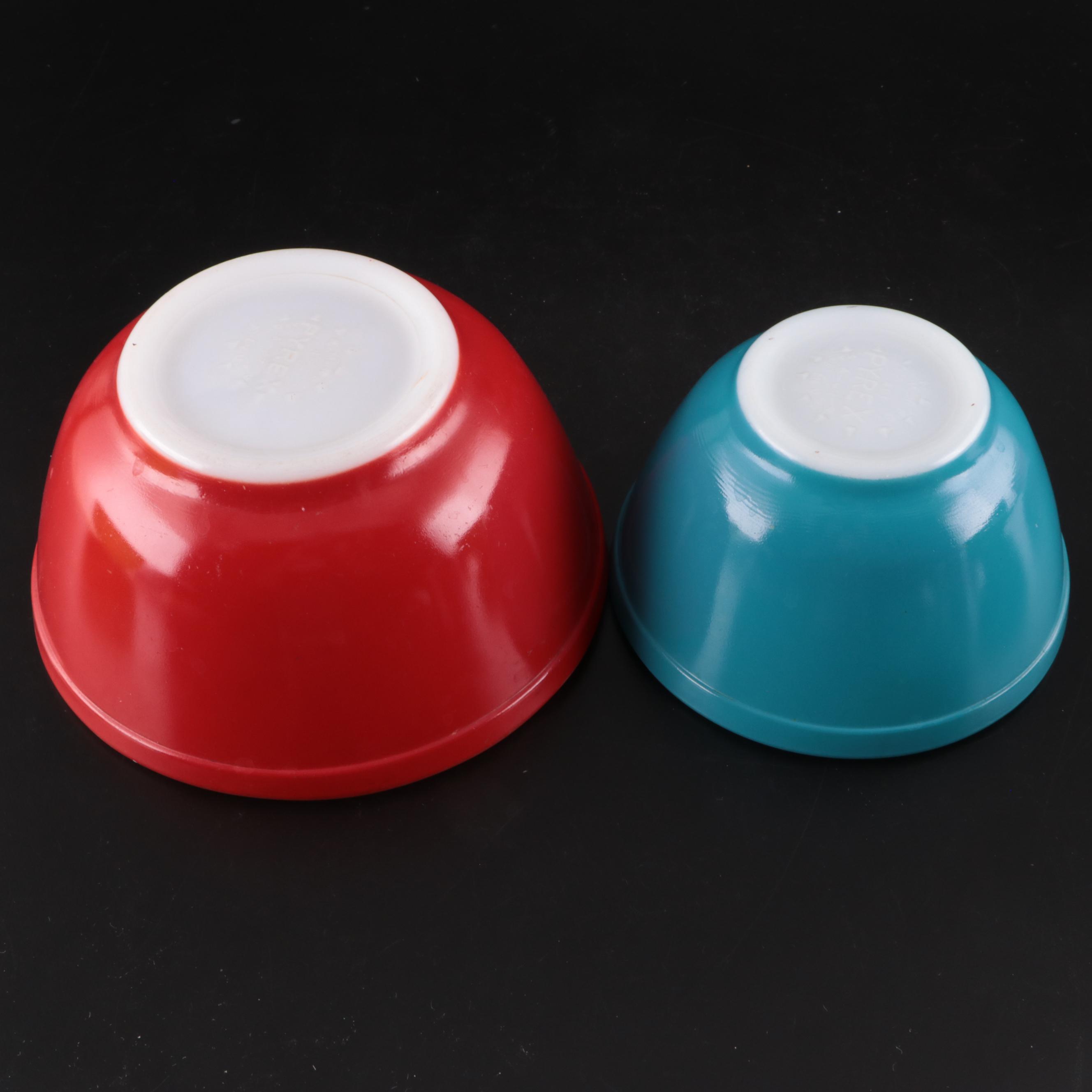 Pyrex Primary Colors Nesting Bowls and Other Casserole Dishes and Bowls