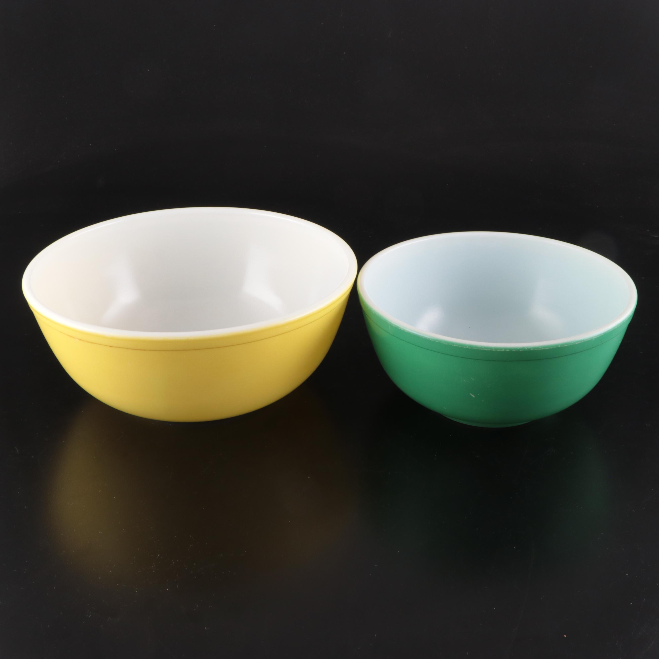Pyrex Primary Colors Nesting Bowls and Other Casserole Dishes and Bowls