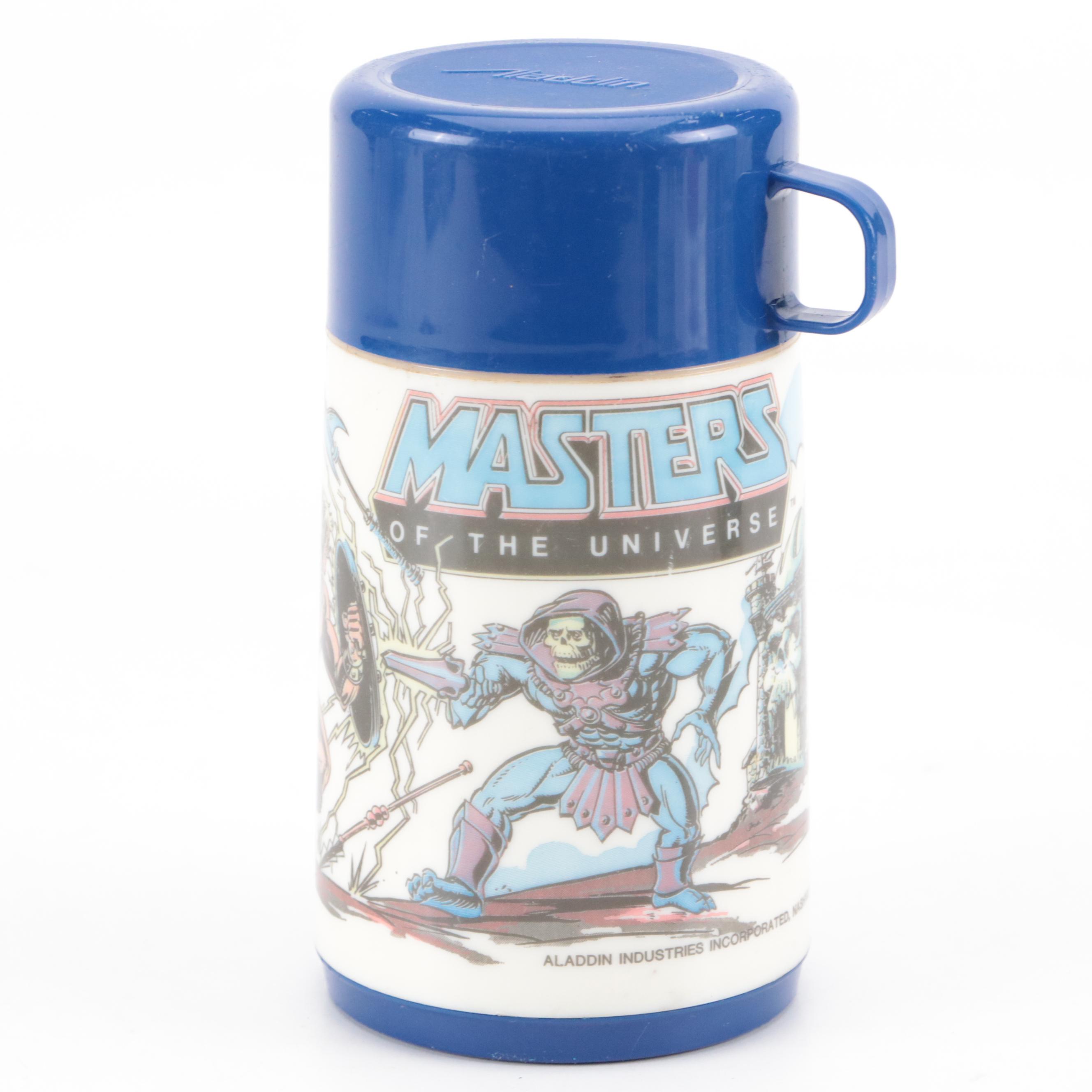 Aladdin "Masters of the Universe" Metal Lunchbox with Plastic Thermos, 1980s