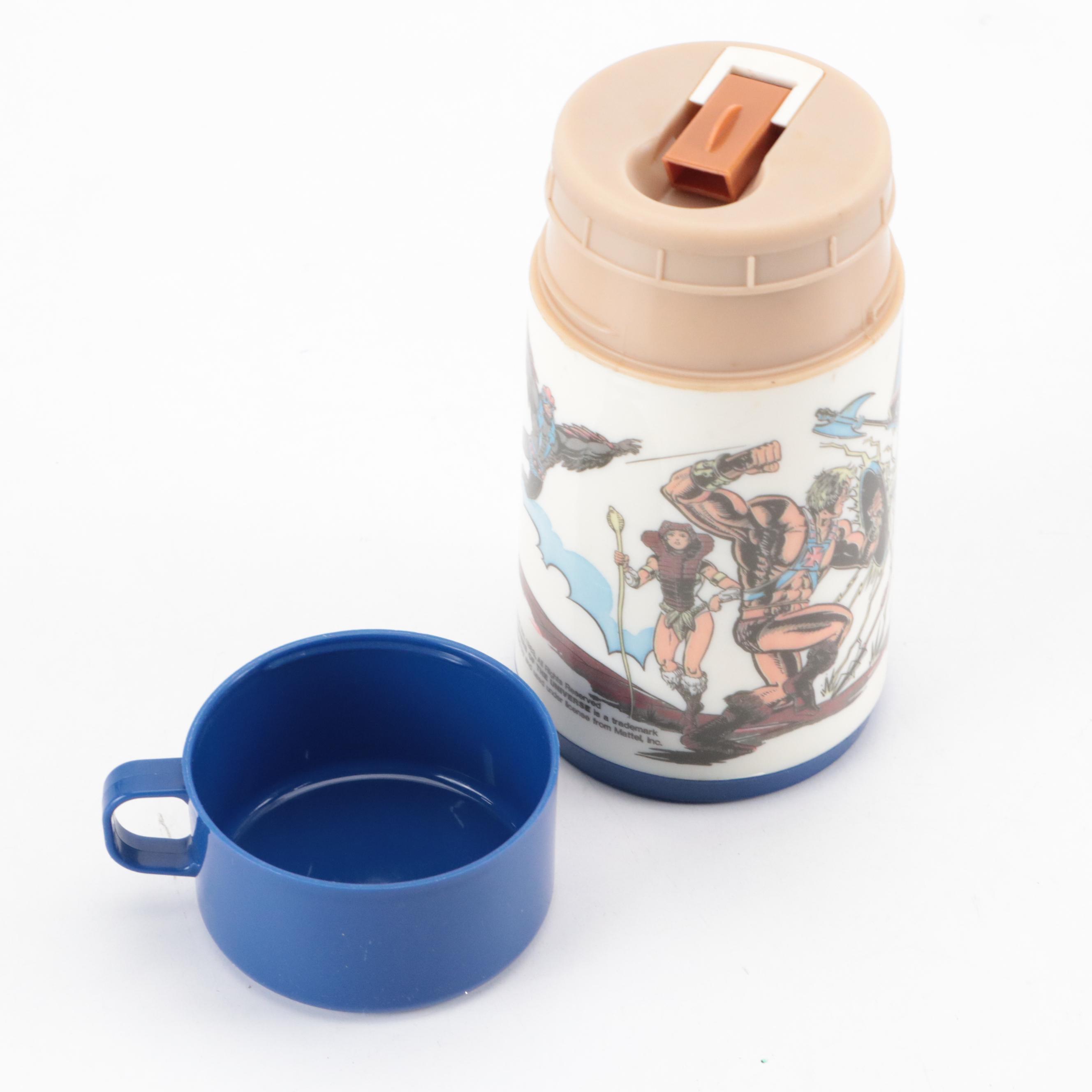 Aladdin "Masters of the Universe" Metal Lunchbox with Plastic Thermos, 1980s