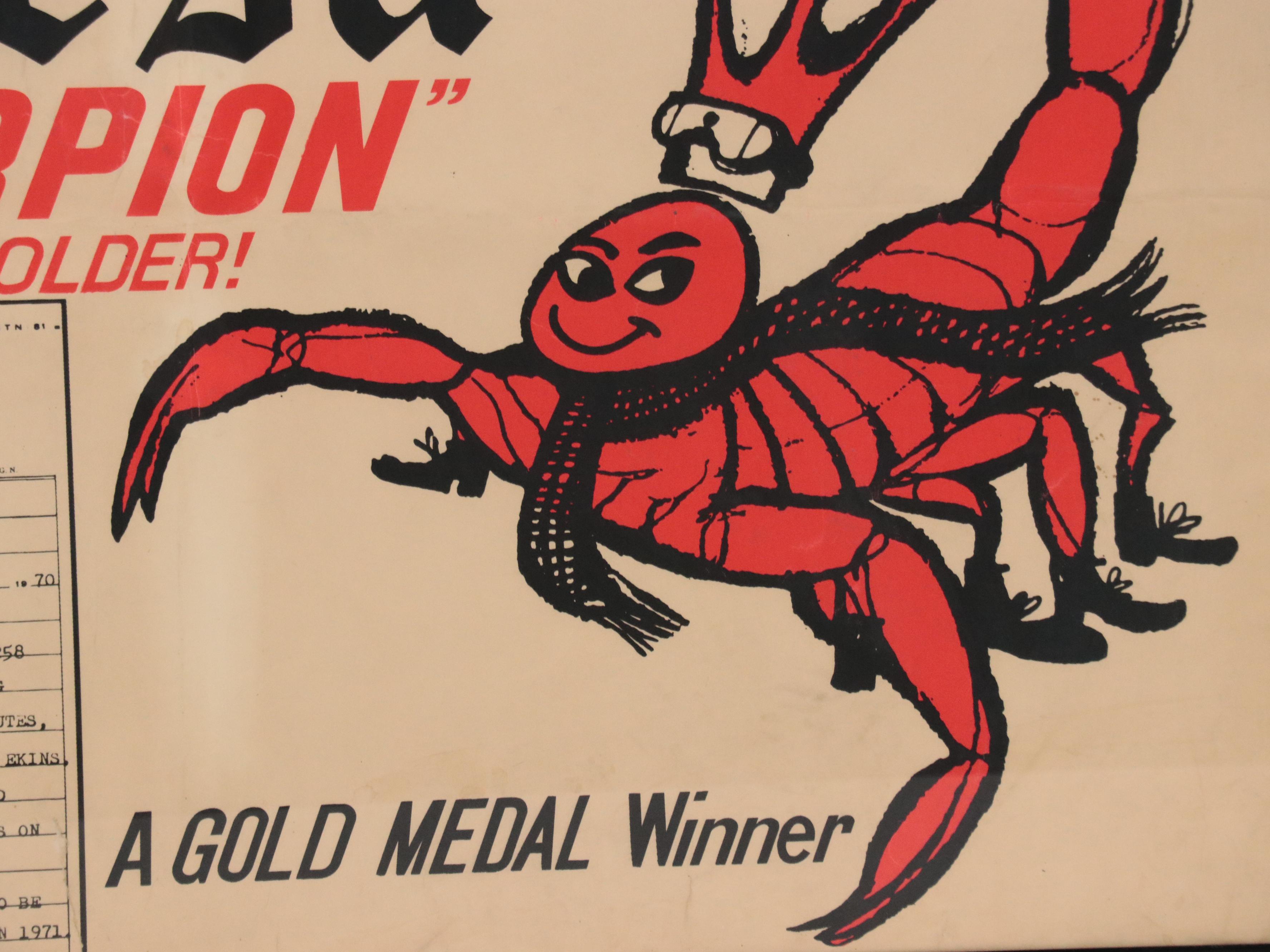 Vintage Print "Viva Montesa 'King Scorpion'"