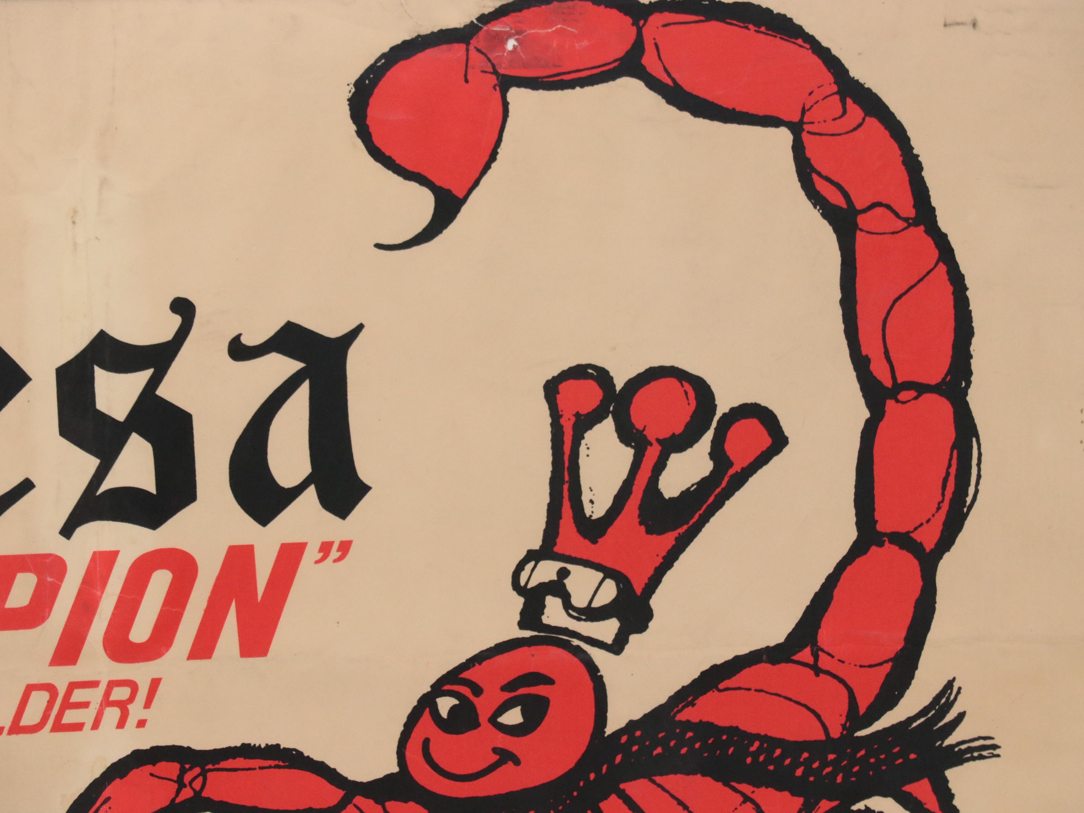 Vintage Print "Viva Montesa 'King Scorpion'"