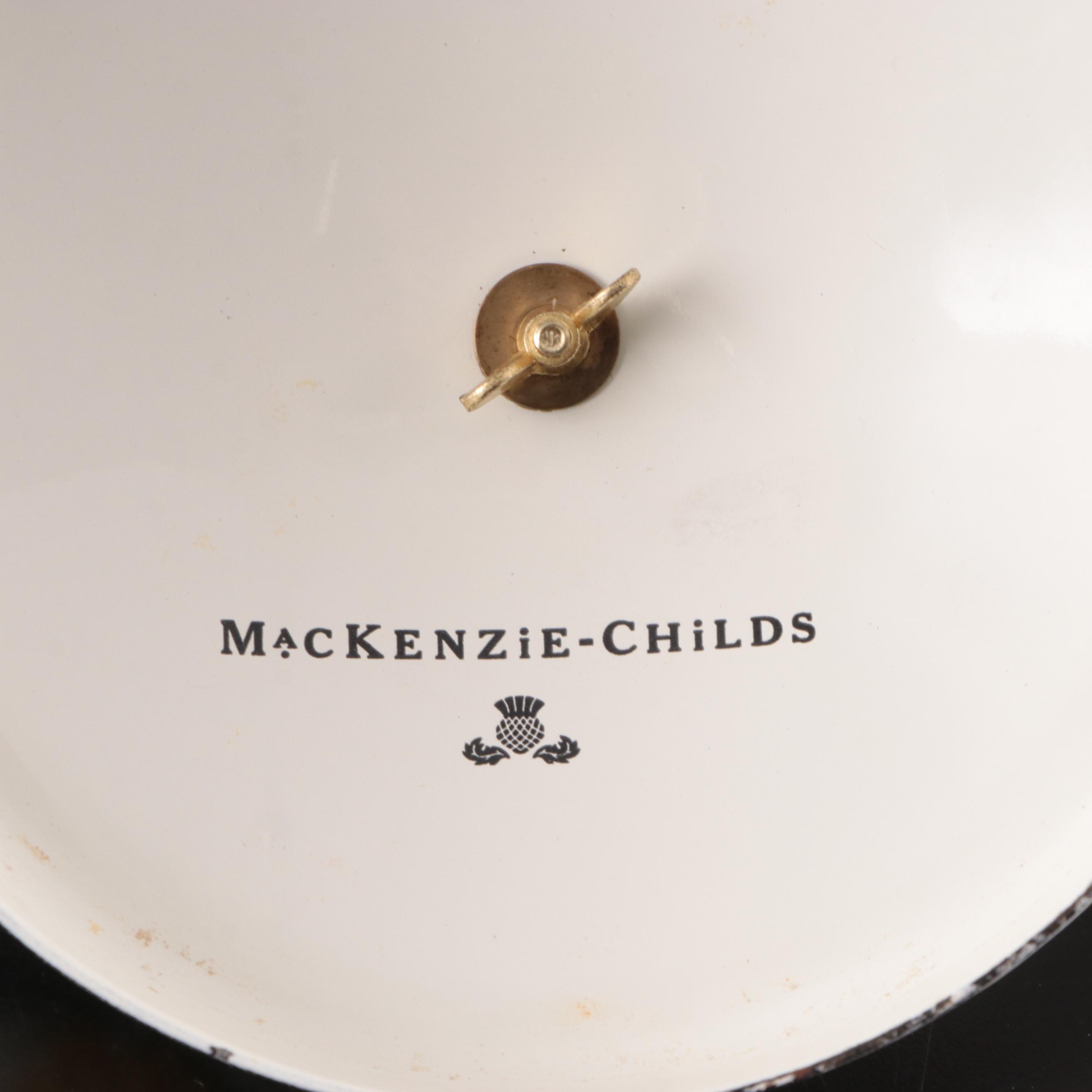 Mackenzie-Childs Sweets Jars with "Buttercup" Enamel Lids