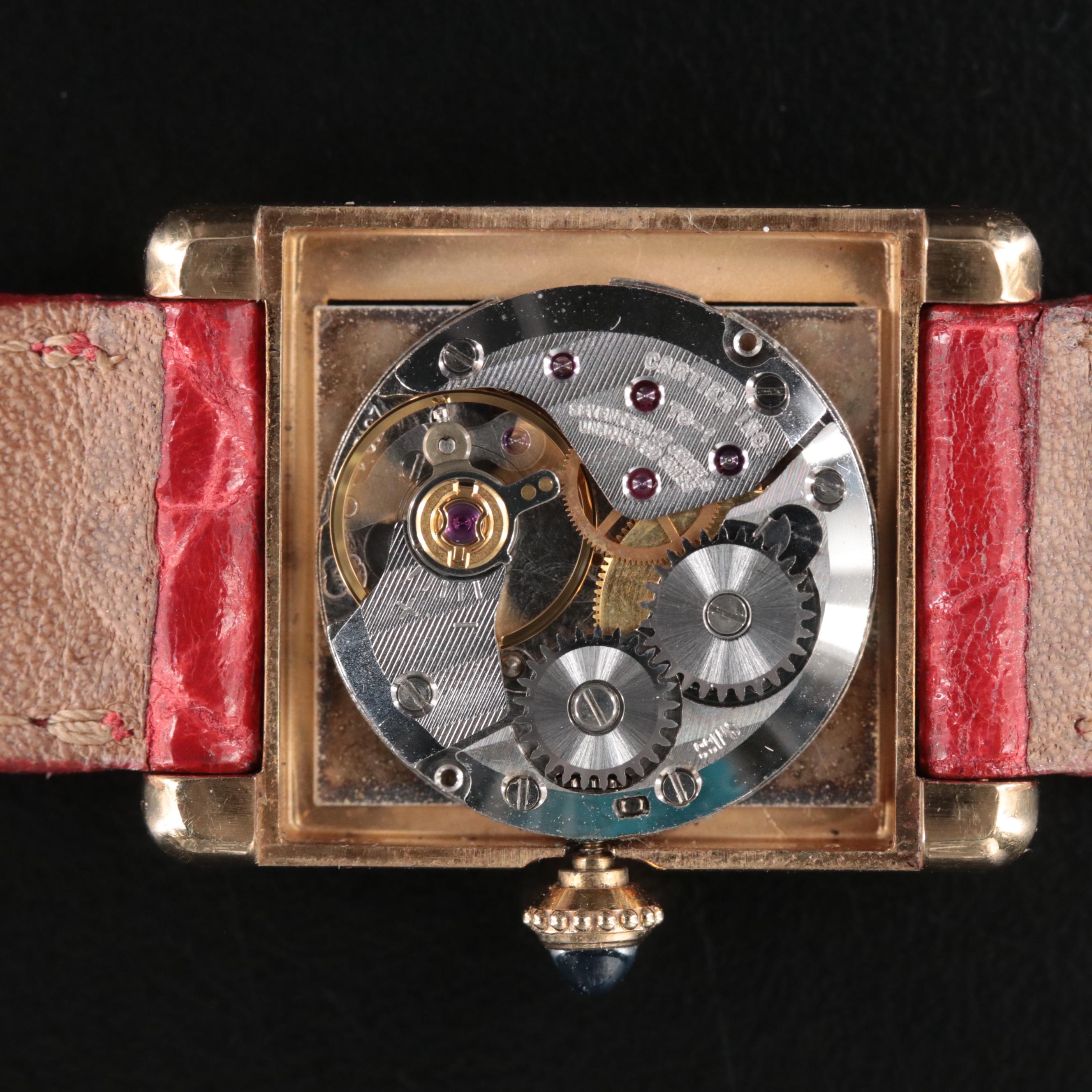 18K Cartier Tank Louis Manual-Wind Watch