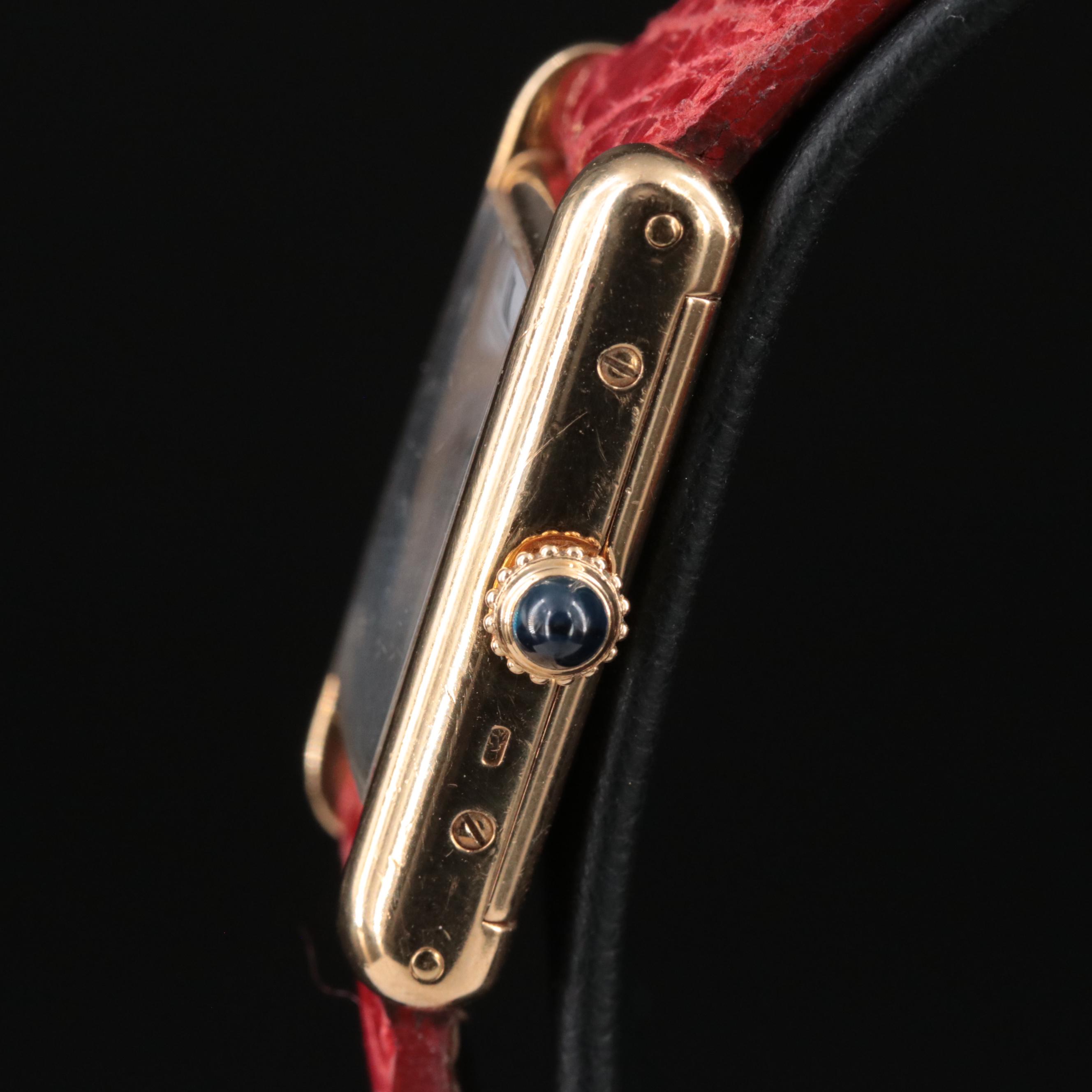 18K Cartier Tank Louis Manual-Wind Watch