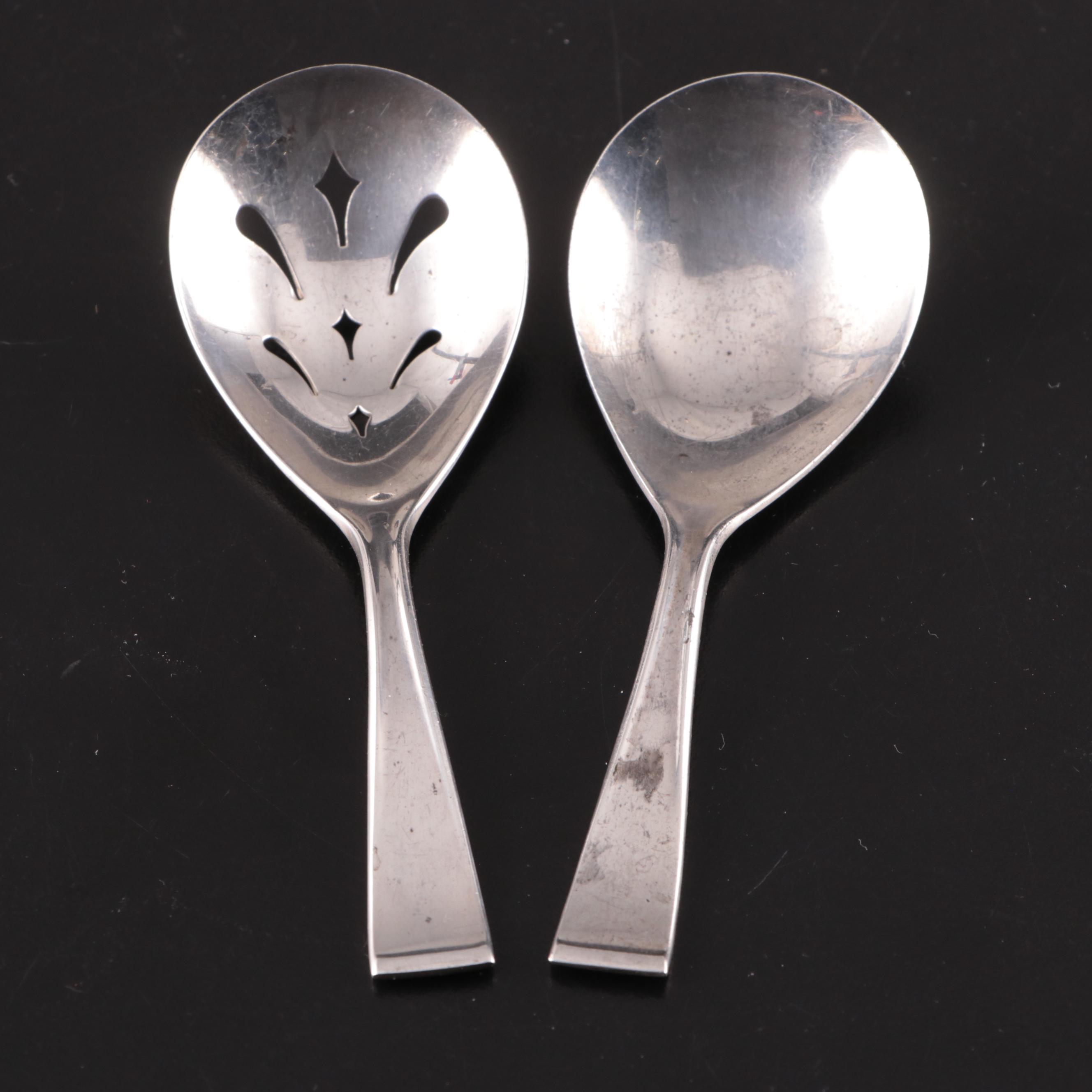 Gorham "Theme" Sterling Silver Flatware, Mid to Late 20th Century