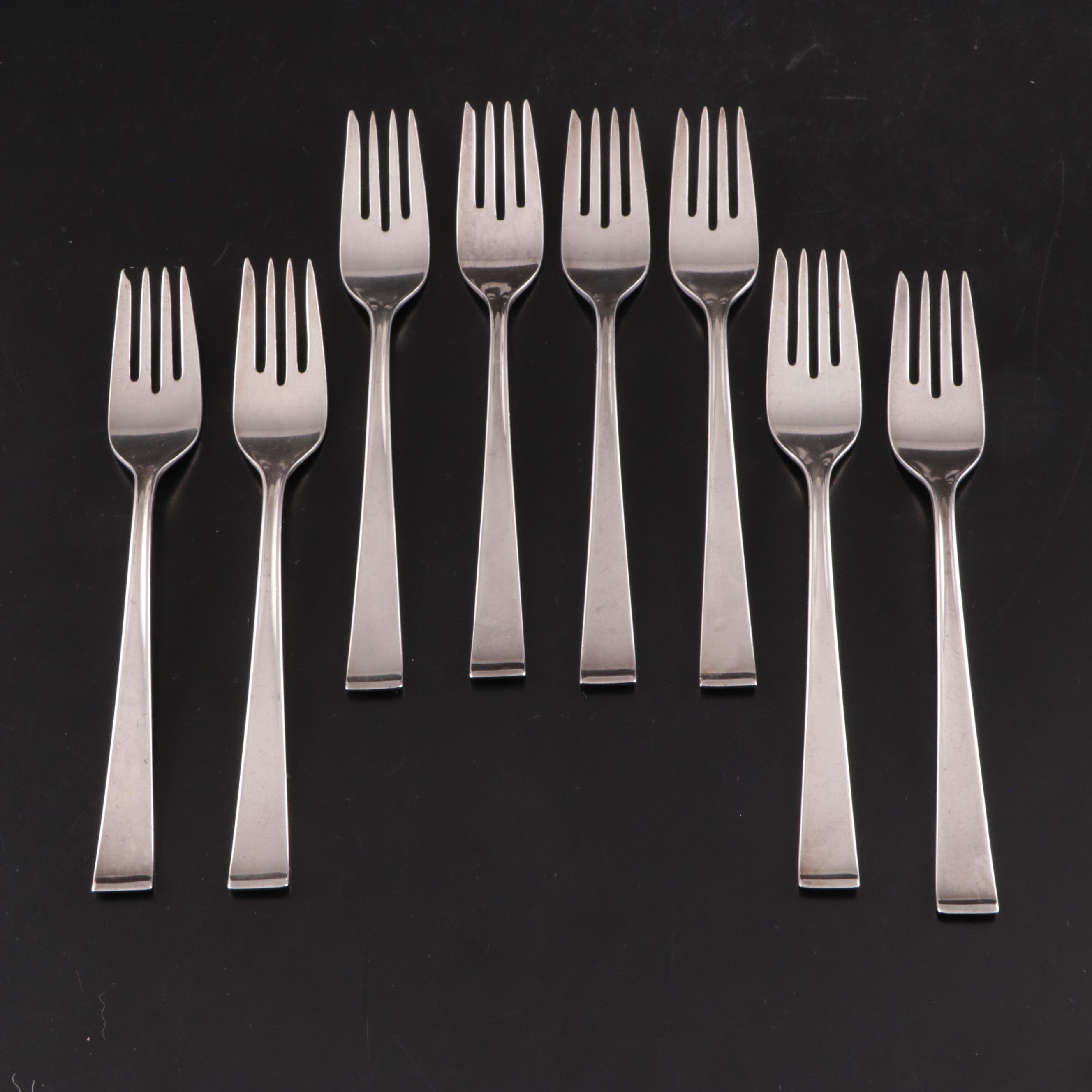 Gorham "Theme" Sterling Silver Flatware, Mid to Late 20th Century