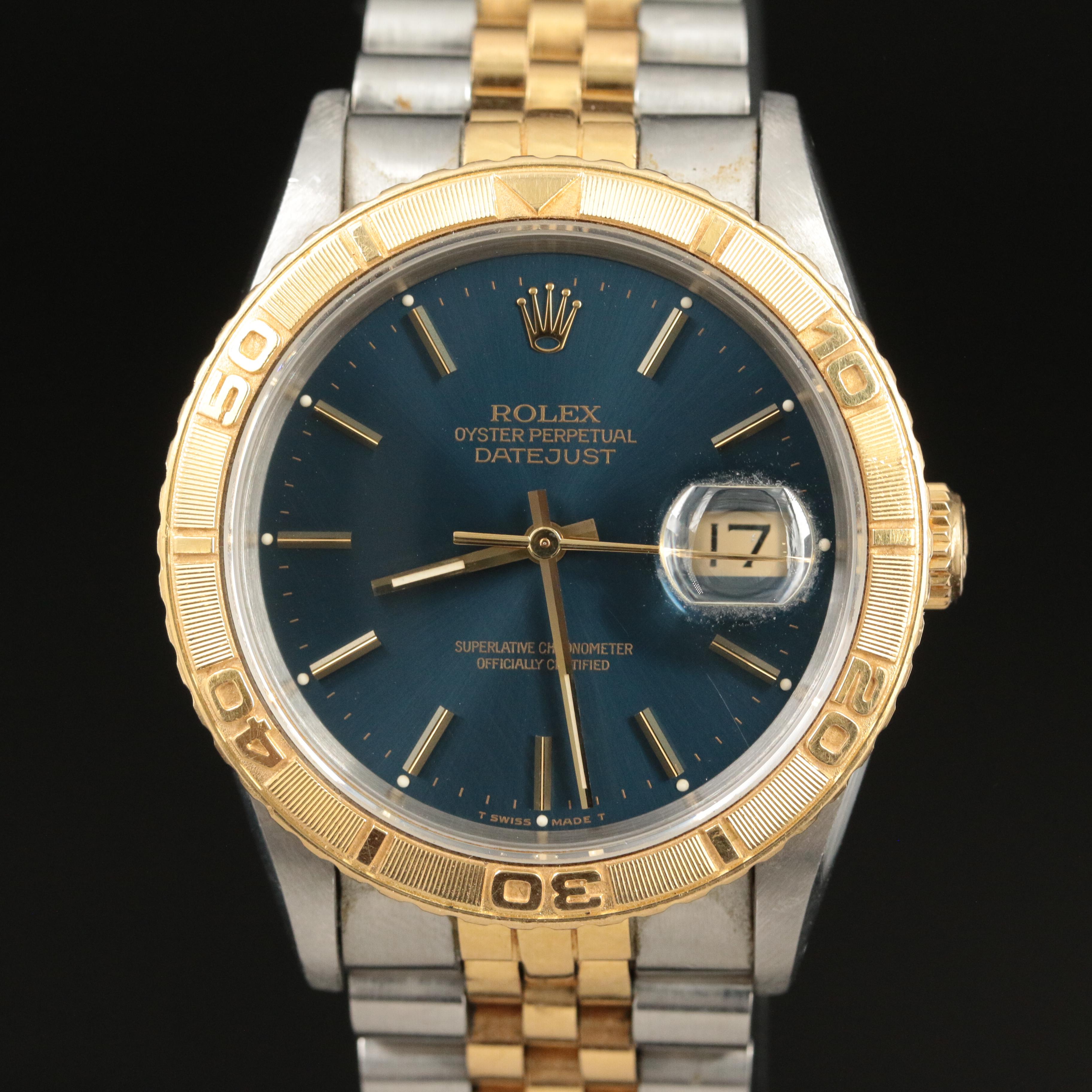 1991 Rolex Oyster Perpetual "Turn-O-Graph" Datejust Watch