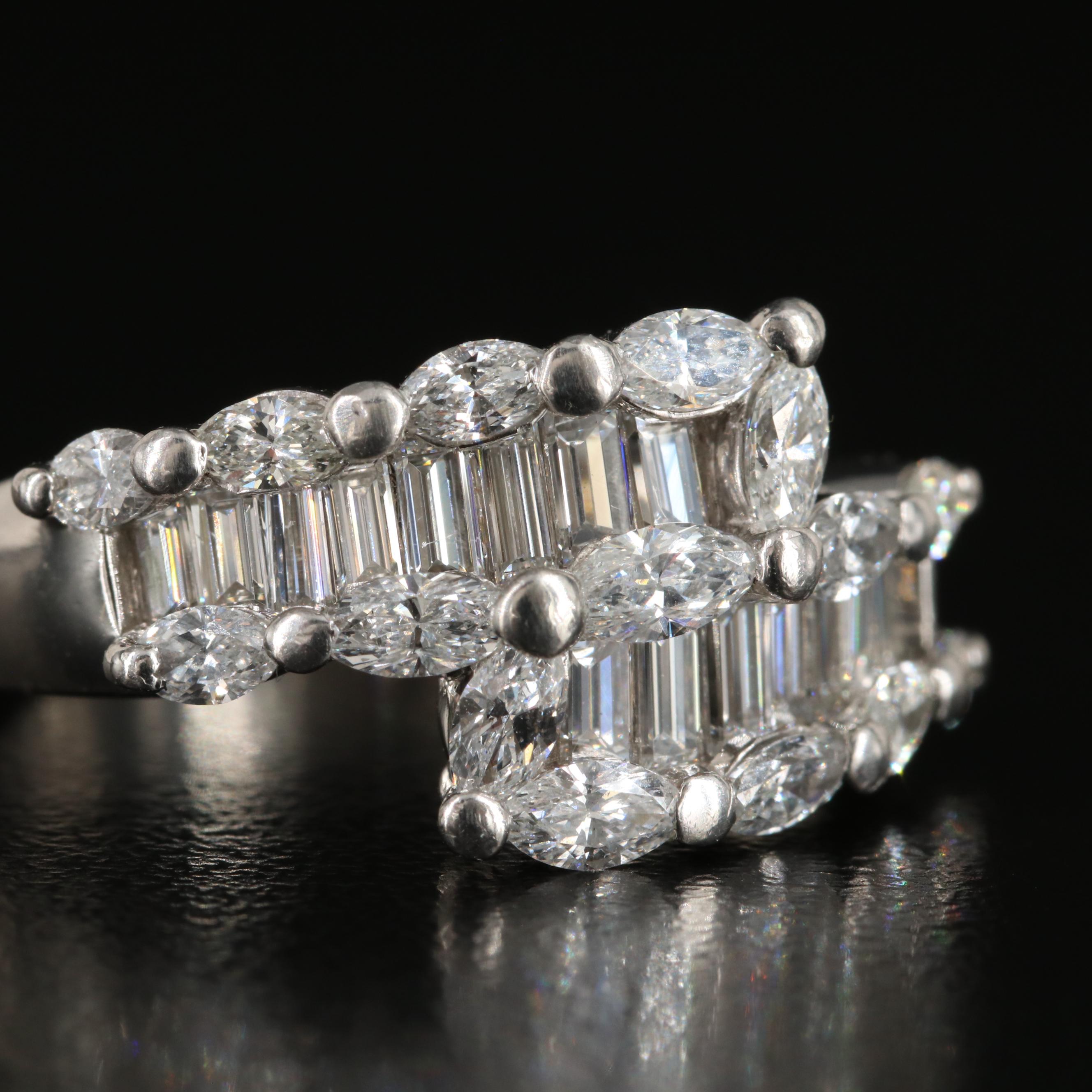 Platinum 1.87 CTW Diamond Ring