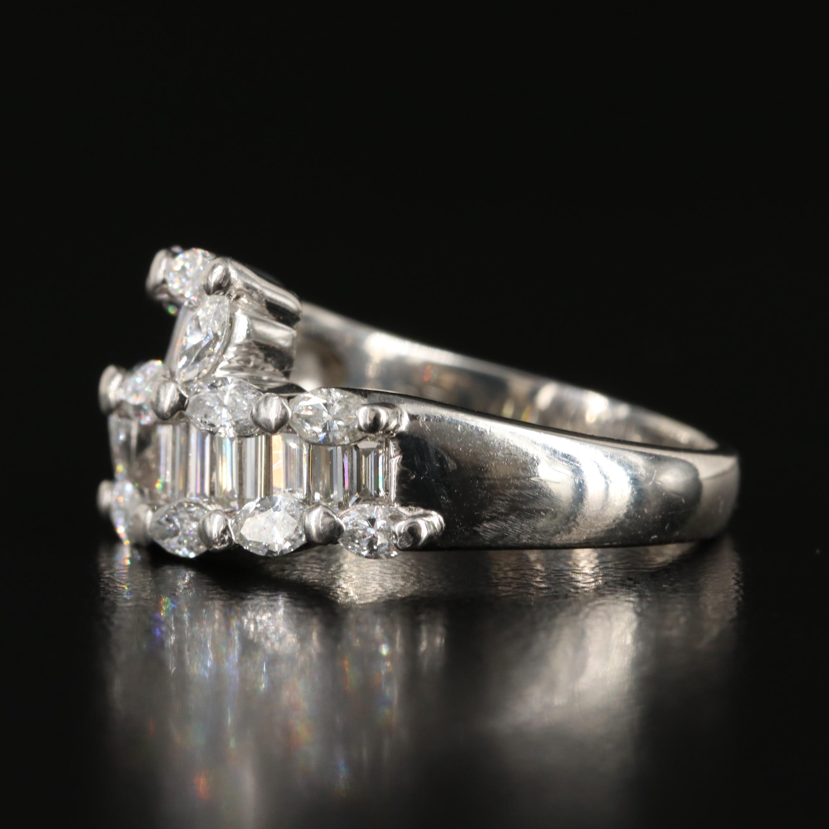 Platinum 1.87 CTW Diamond Ring