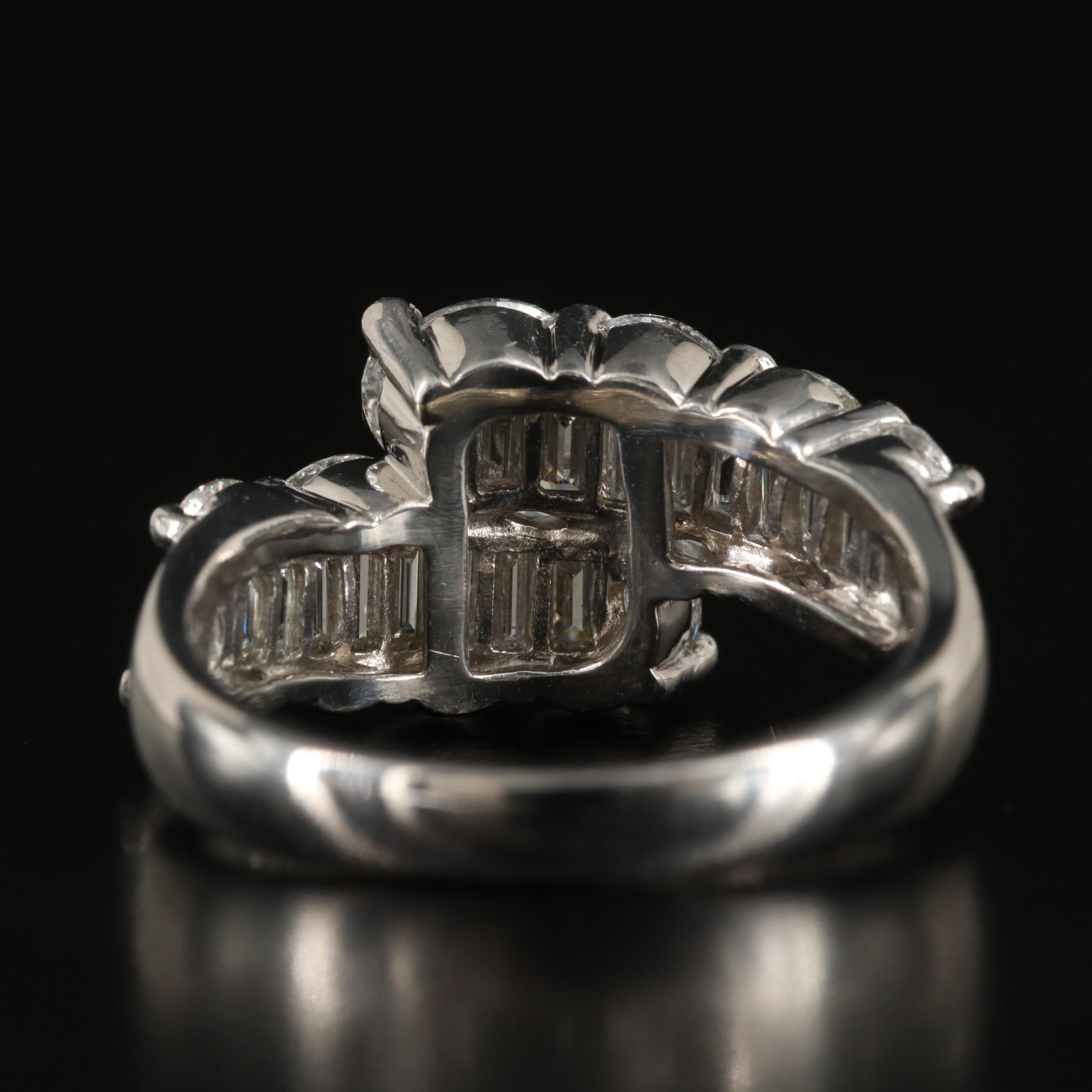 Platinum 1.87 CTW Diamond Ring