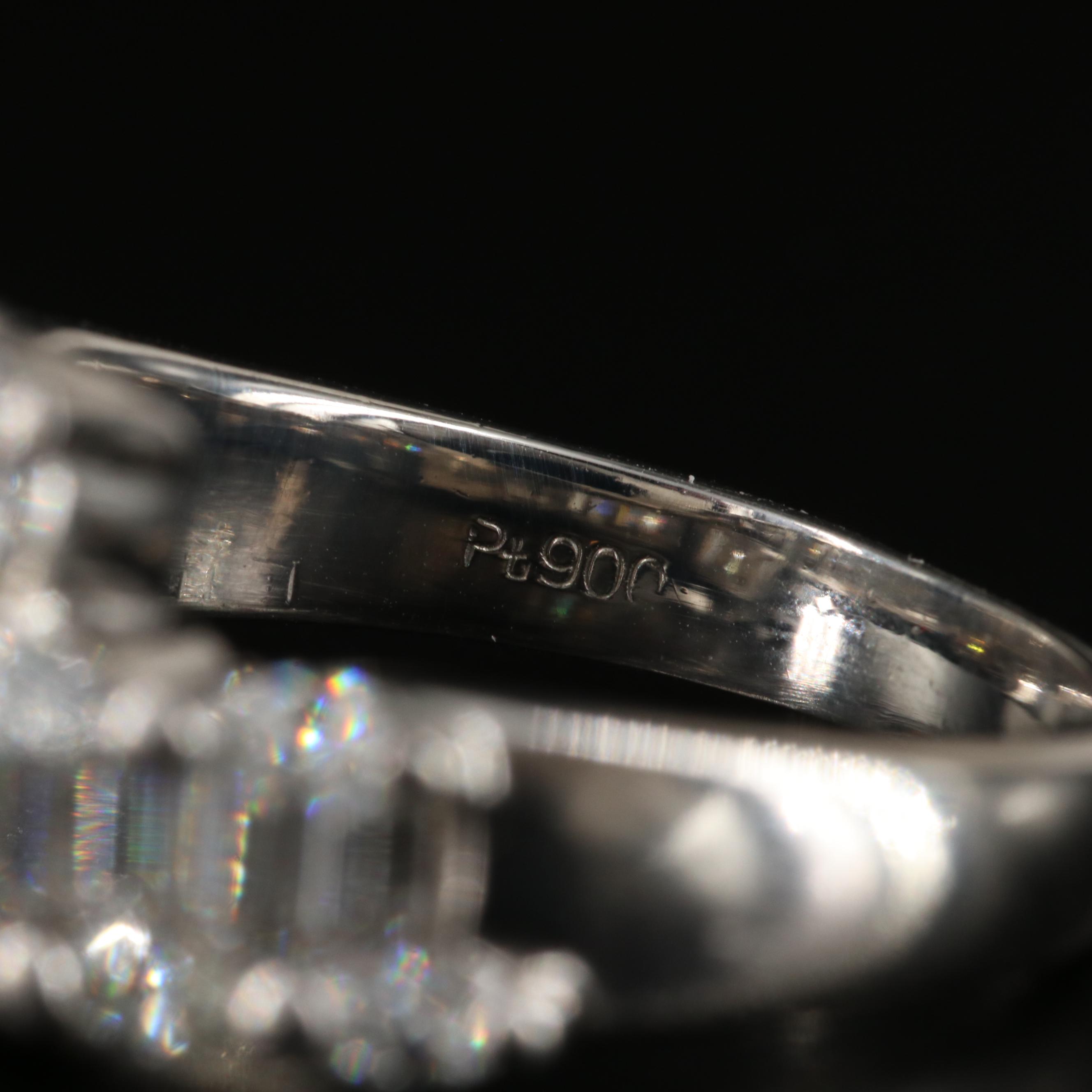 Platinum 1.87 CTW Diamond Ring