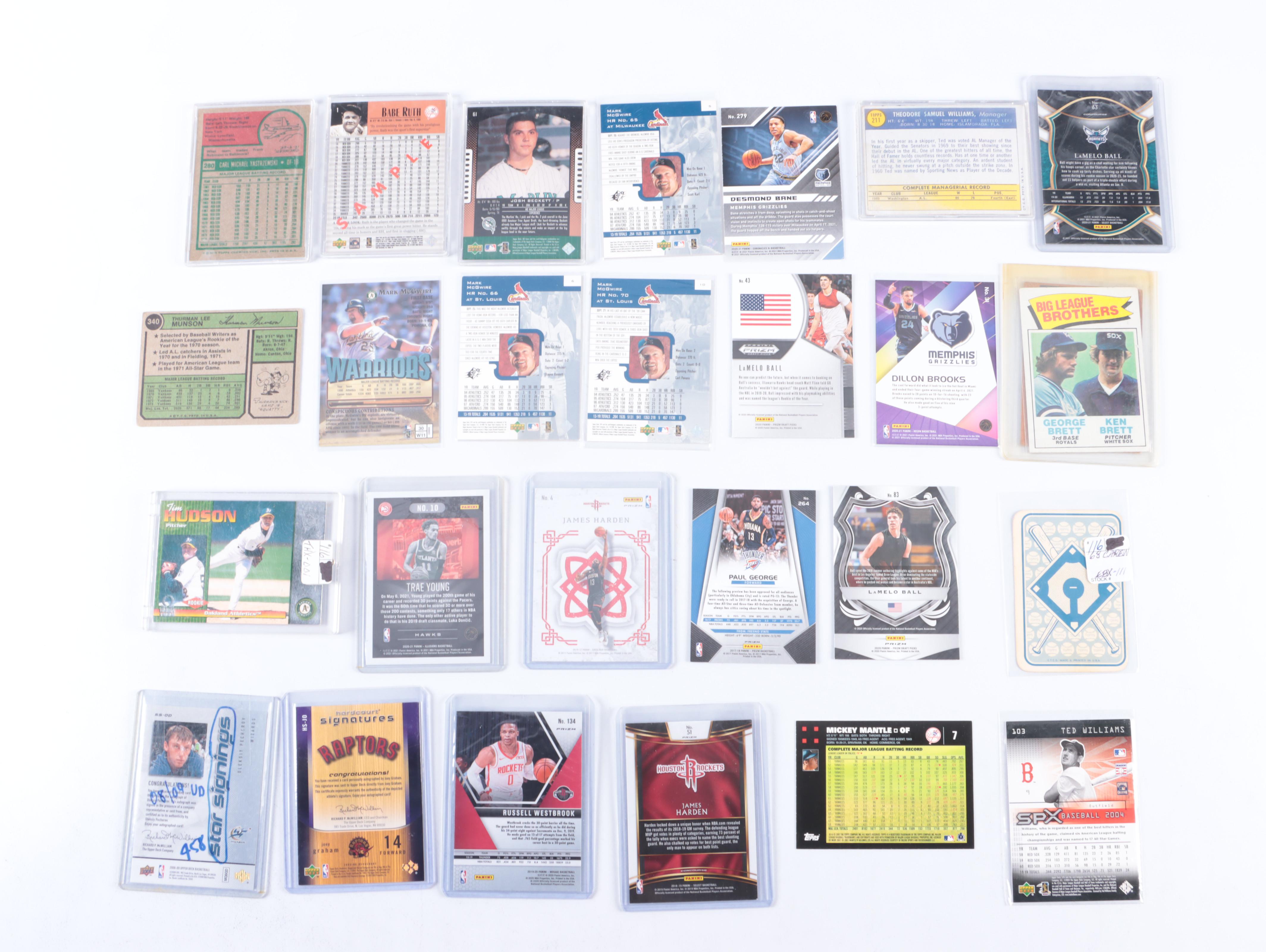 Upper Deck with Other Sports Cards Featuring LaMelo Ball Rookies and More