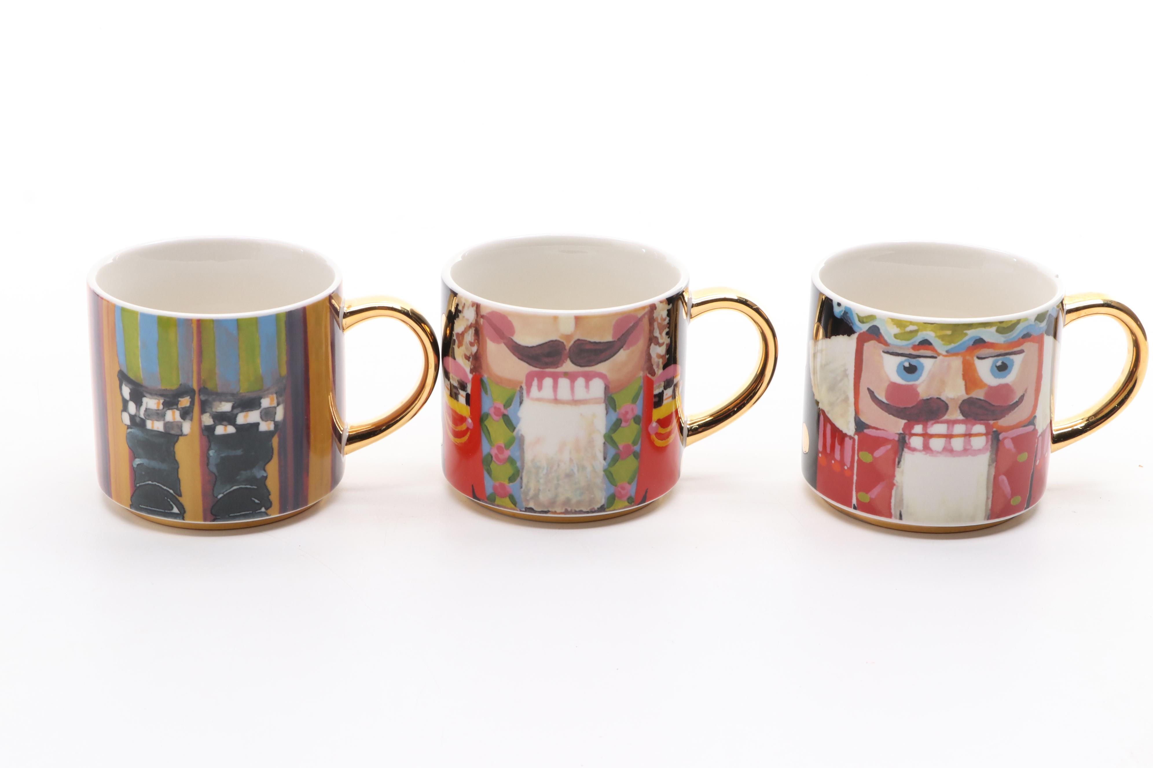 MacKenzie-Childs Assorted Ceramic Mugs