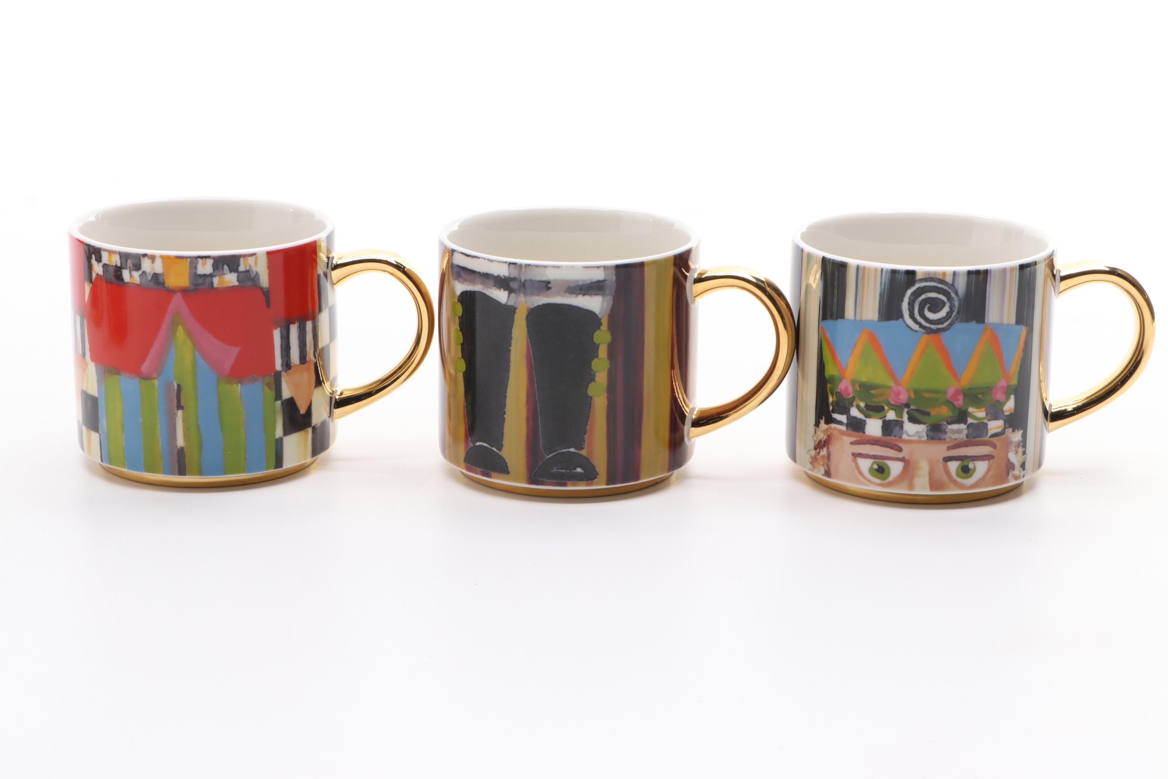 MacKenzie-Childs Assorted Ceramic Mugs