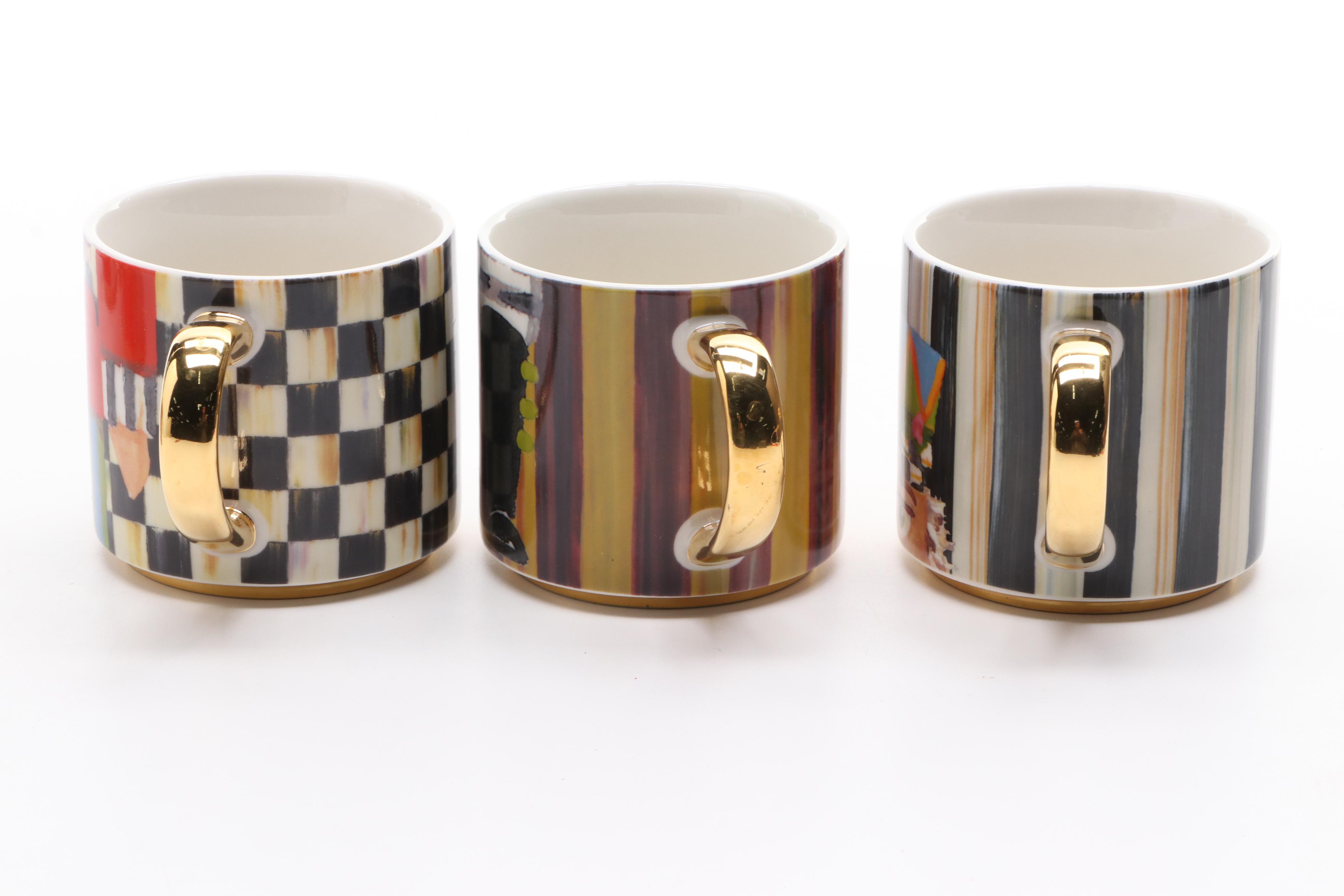 MacKenzie-Childs Assorted Ceramic Mugs