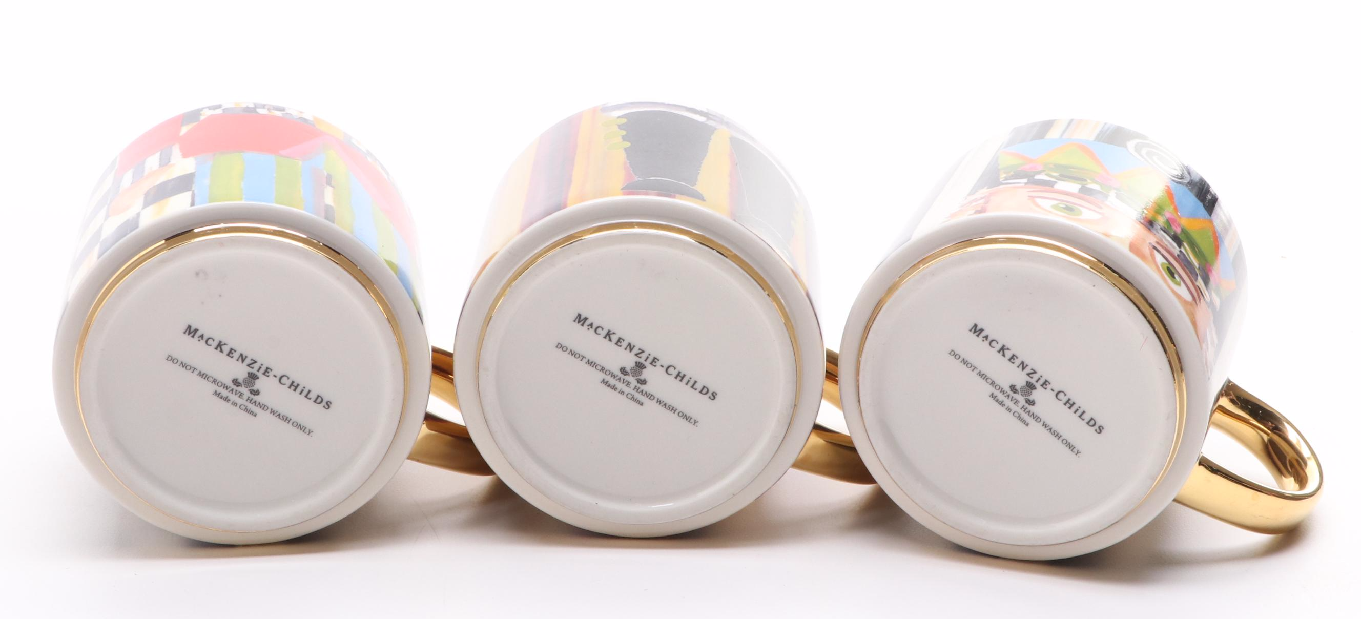 MacKenzie-Childs Assorted Ceramic Mugs