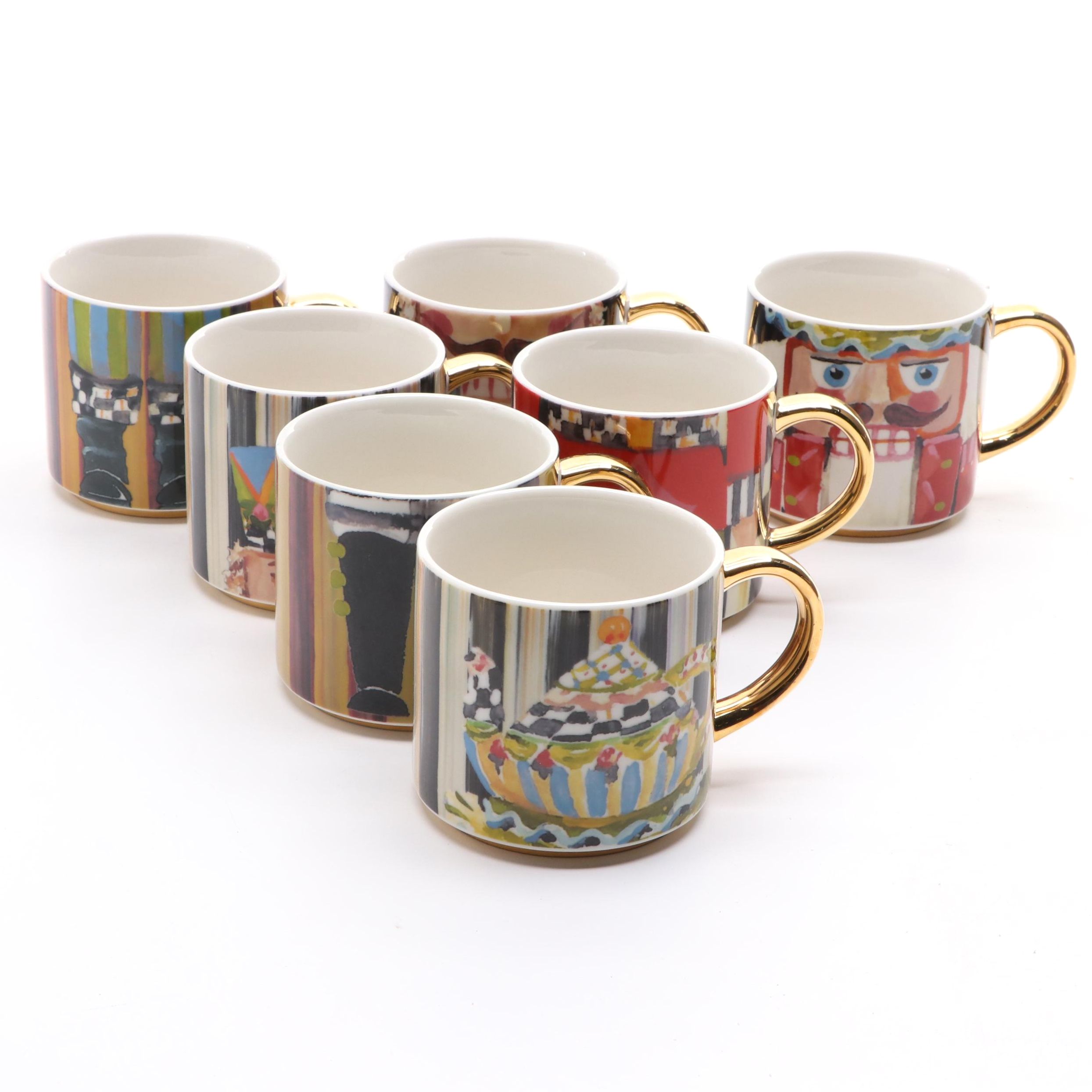 MacKenzie-Childs Assorted Ceramic Mugs