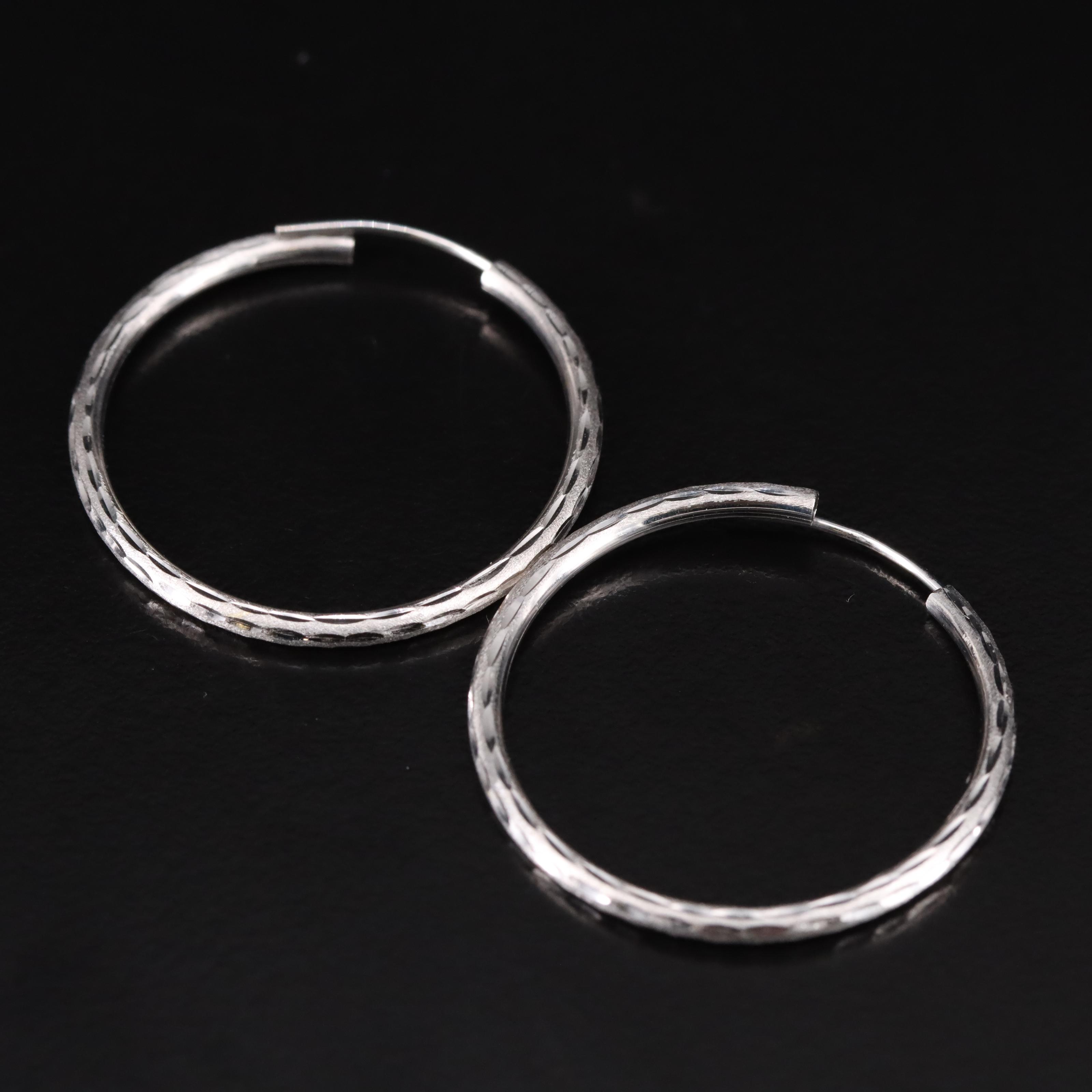 14K Hoop Earrings