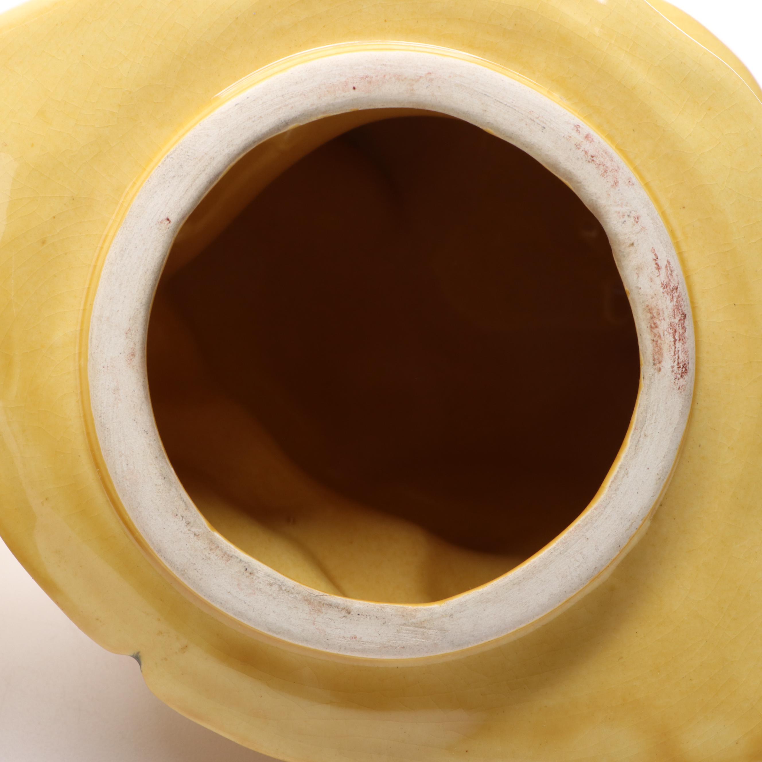 Ceramic Dapper Cat Shaped Cookie Jar, Mid-20th Century