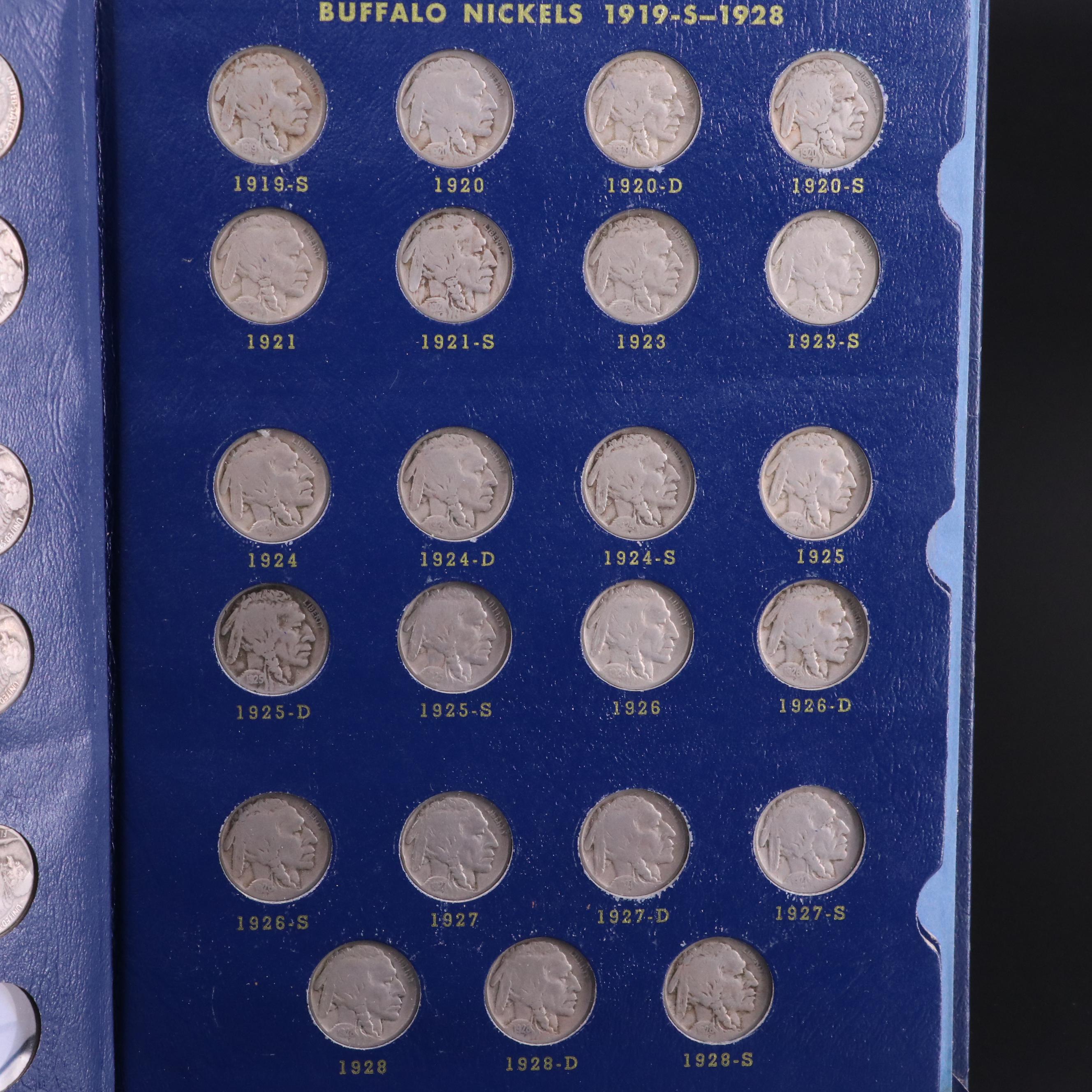 Complete Collection of Buffalo Nickels, No Overdate or Three Legged
