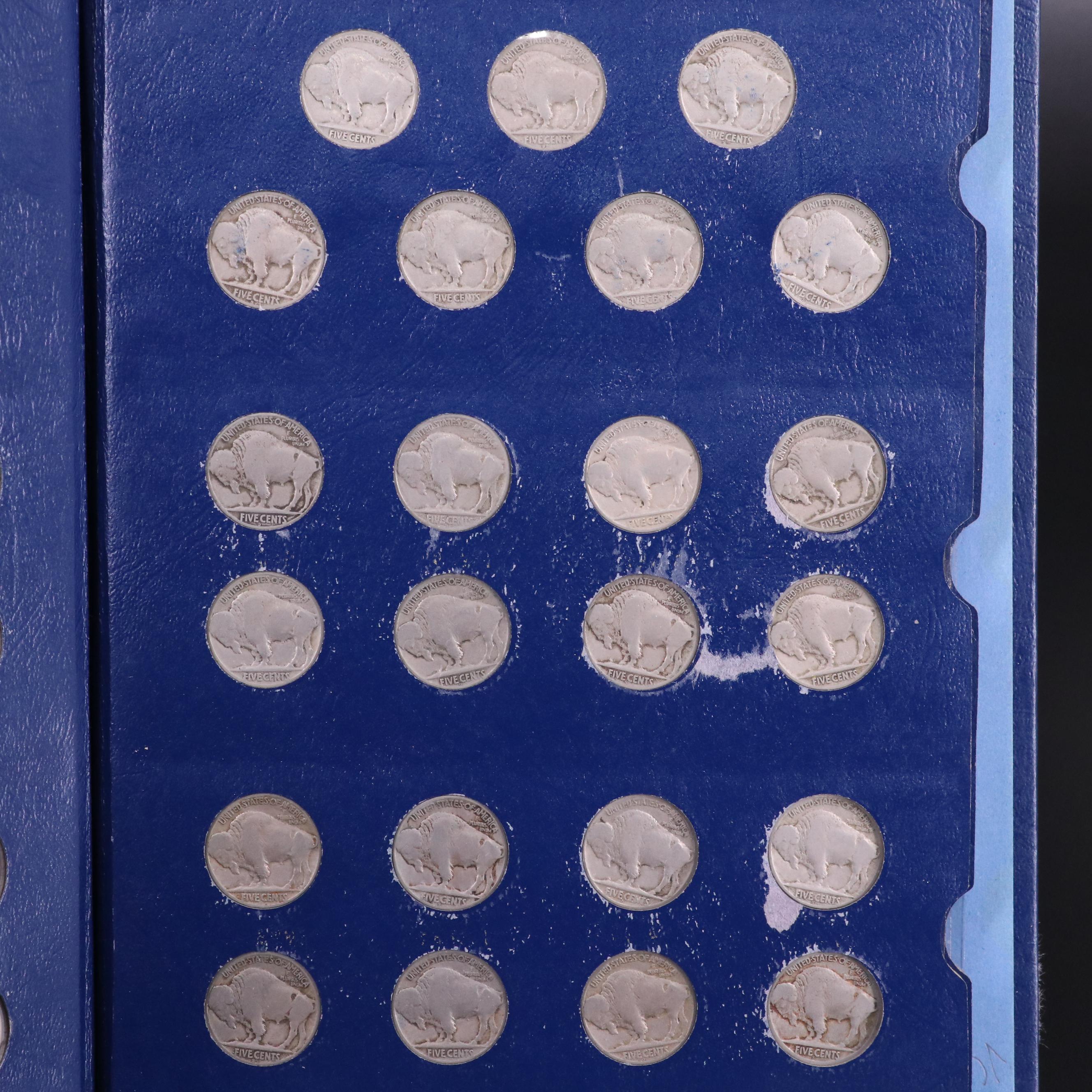 Complete Collection of Buffalo Nickels, No Overdate or Three Legged
