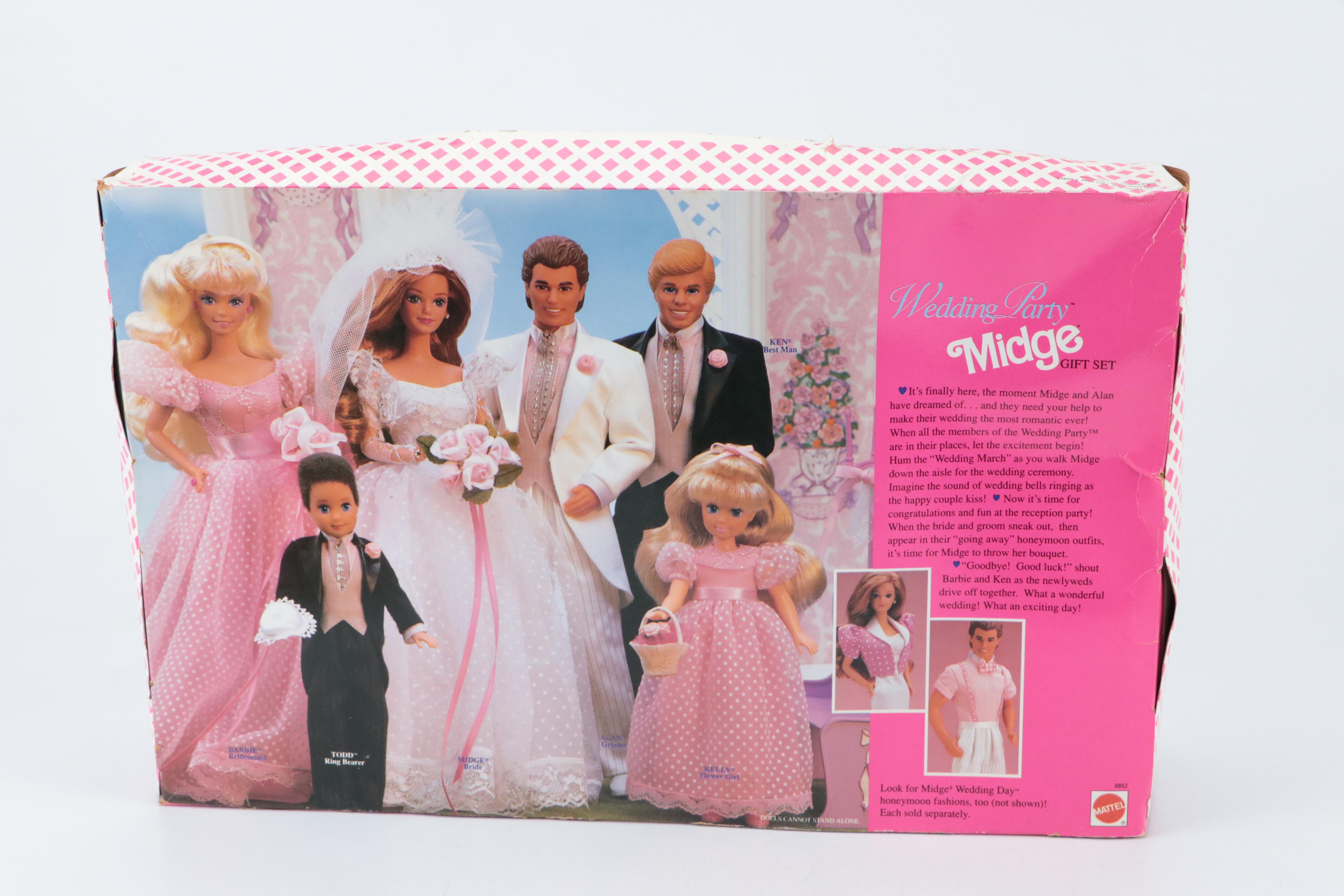 Mattel "Wedding Fantasy Barbie", "Wedding Party Midge", and More