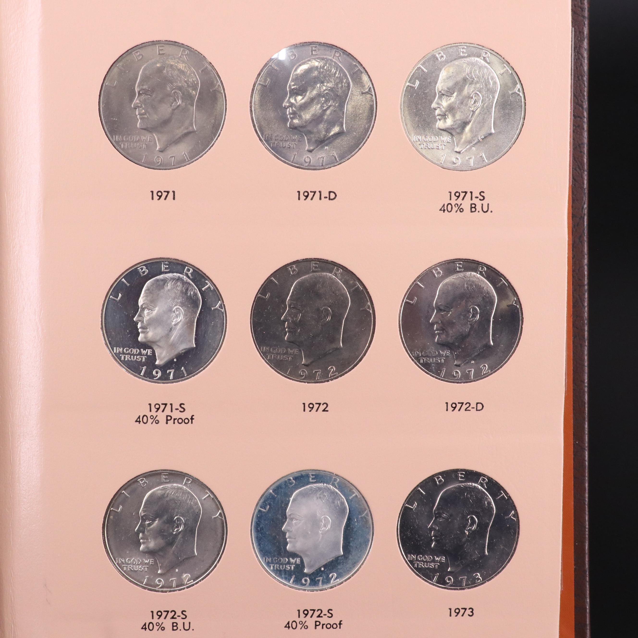 Complete 1971-1978 Eisenhower Dollar Collection