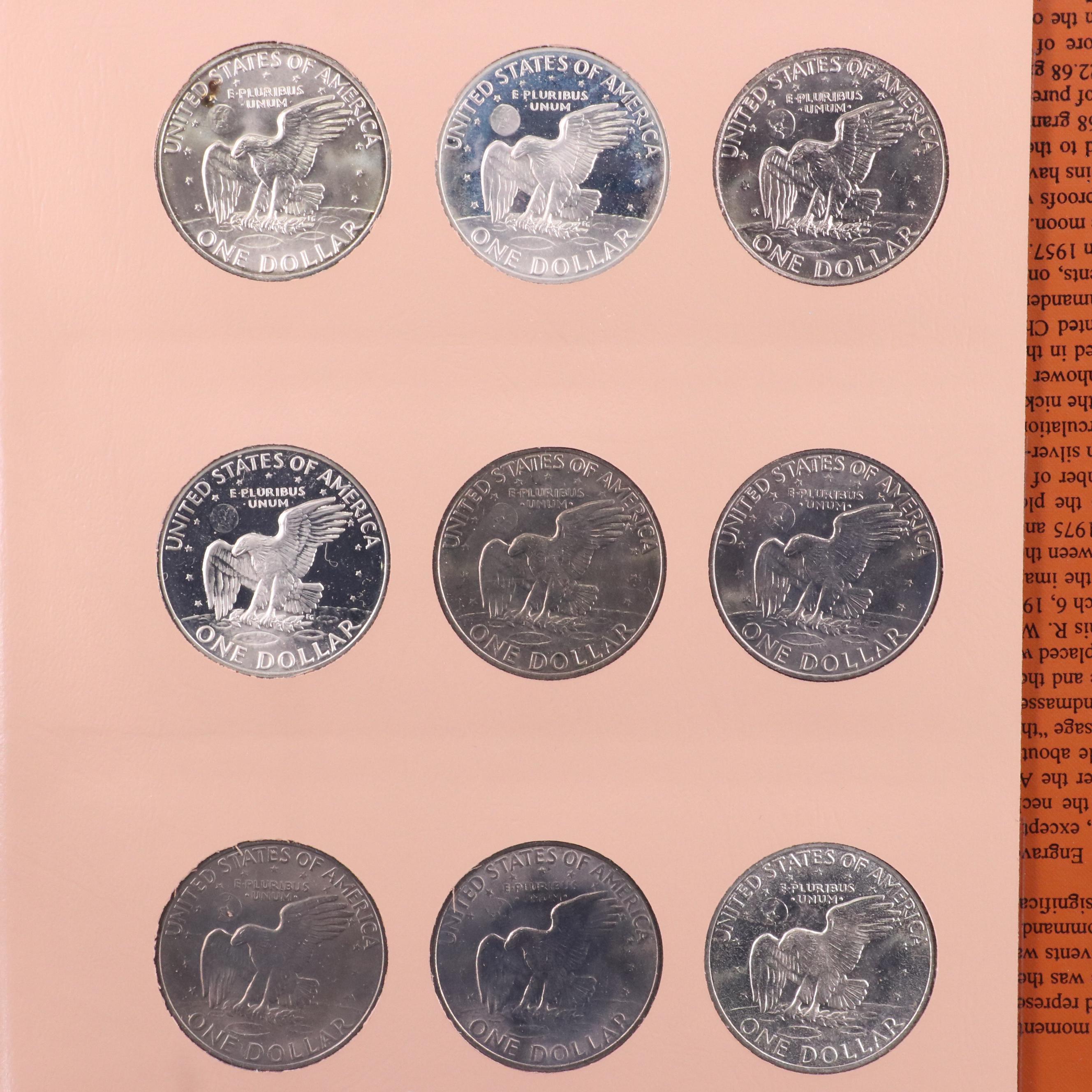 Complete 1971-1978 Eisenhower Dollar Collection
