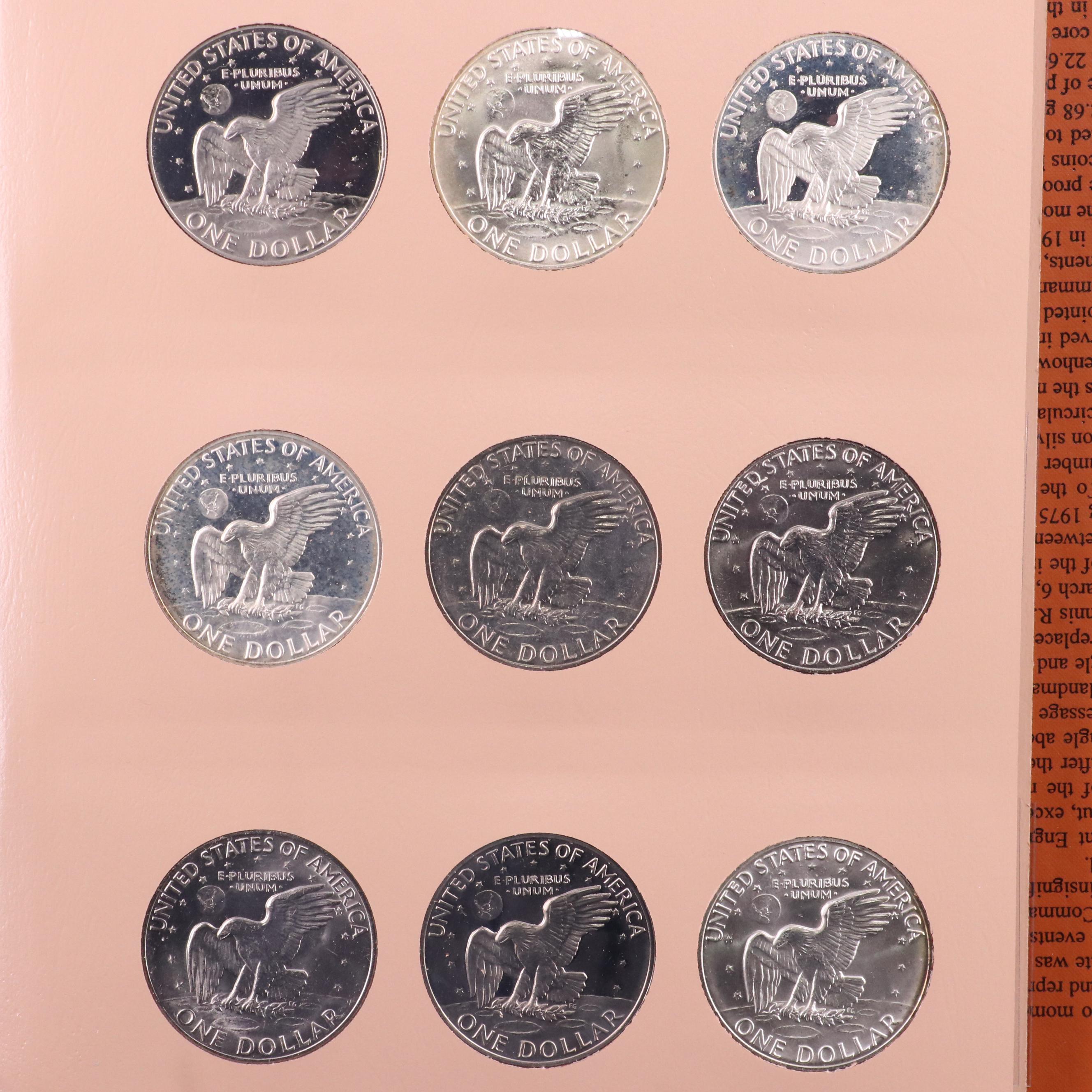 Complete 1971-1978 Eisenhower Dollar Collection