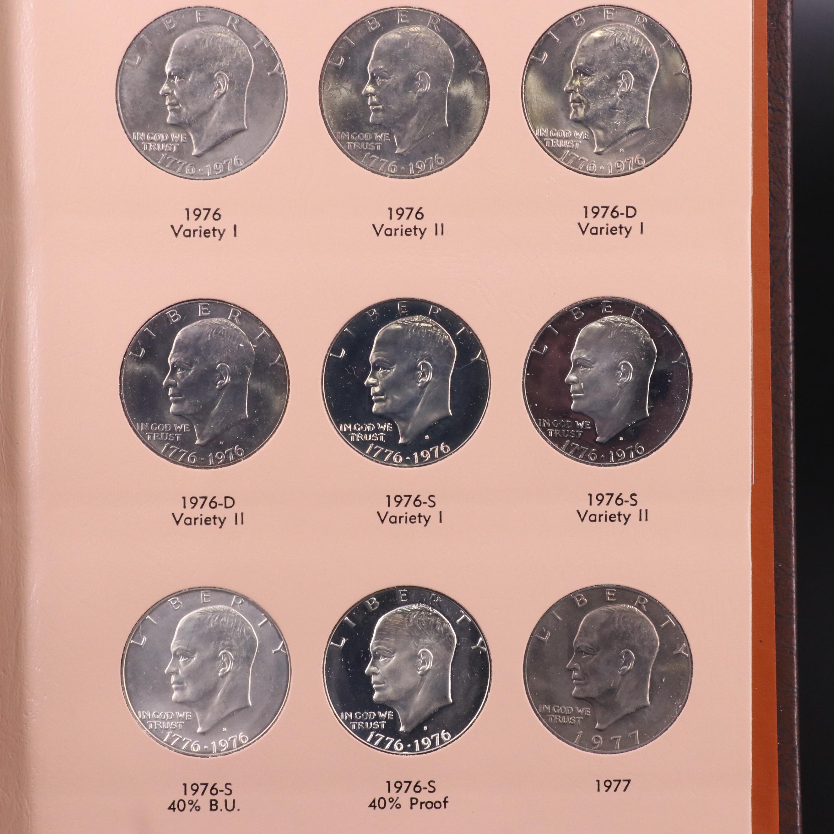 Complete 1971-1978 Eisenhower Dollar Collection