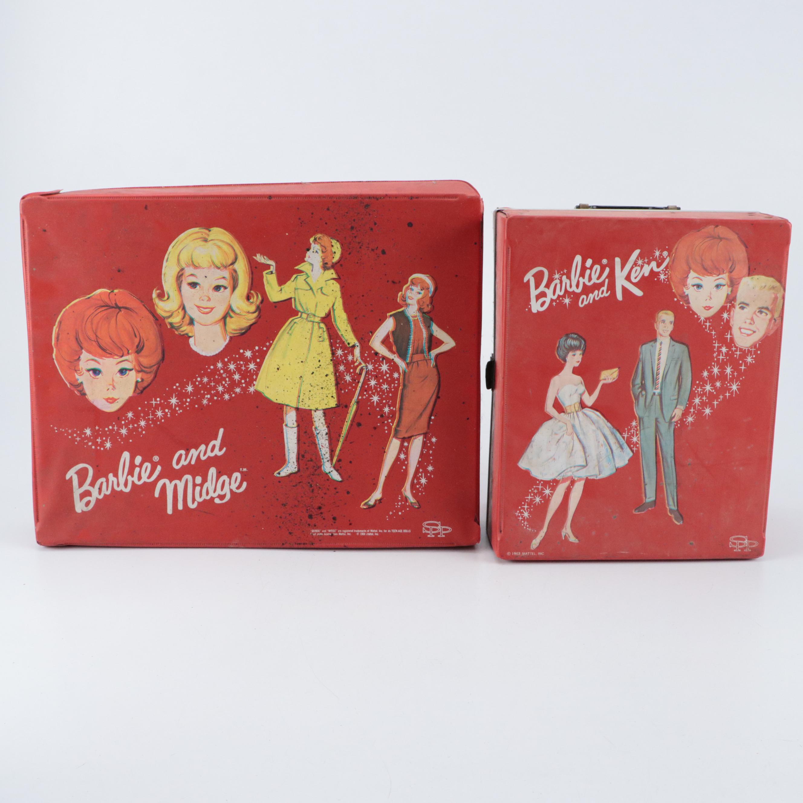Mattel "35th Anniversary Barbie" with Barbie Doll Cases