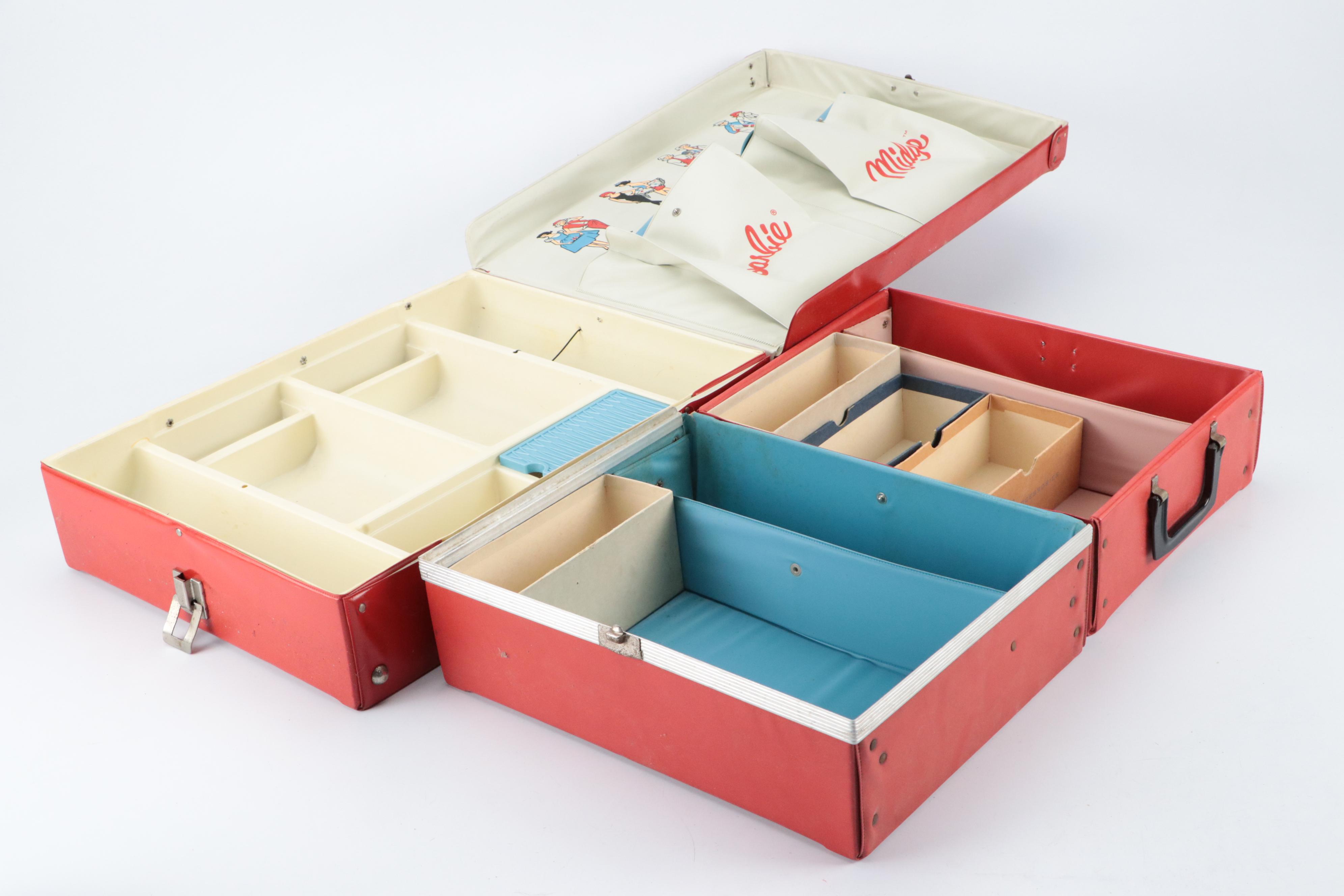 Mattel "35th Anniversary Barbie" with Barbie Doll Cases