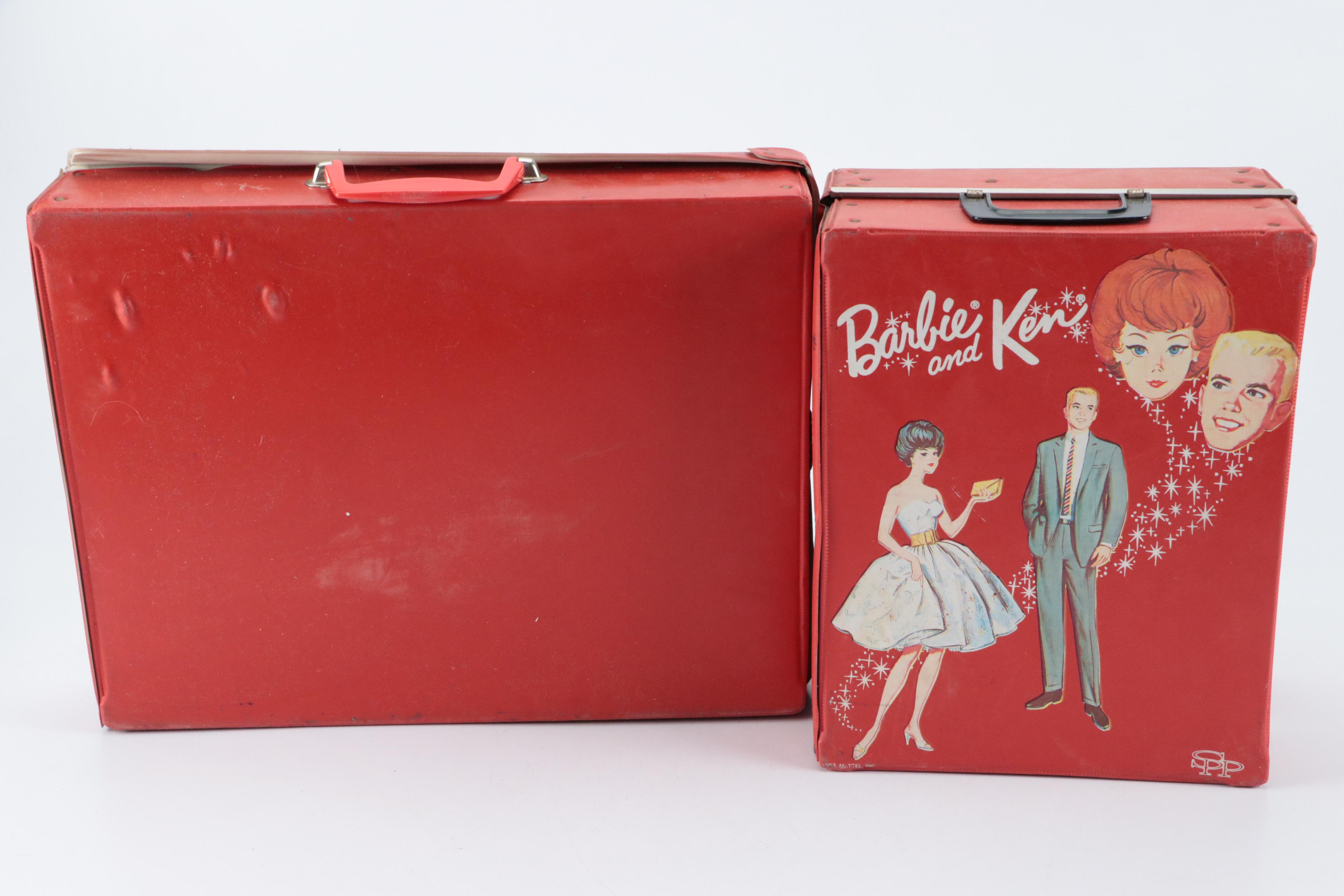 Mattel "35th Anniversary Barbie" with Barbie Doll Cases