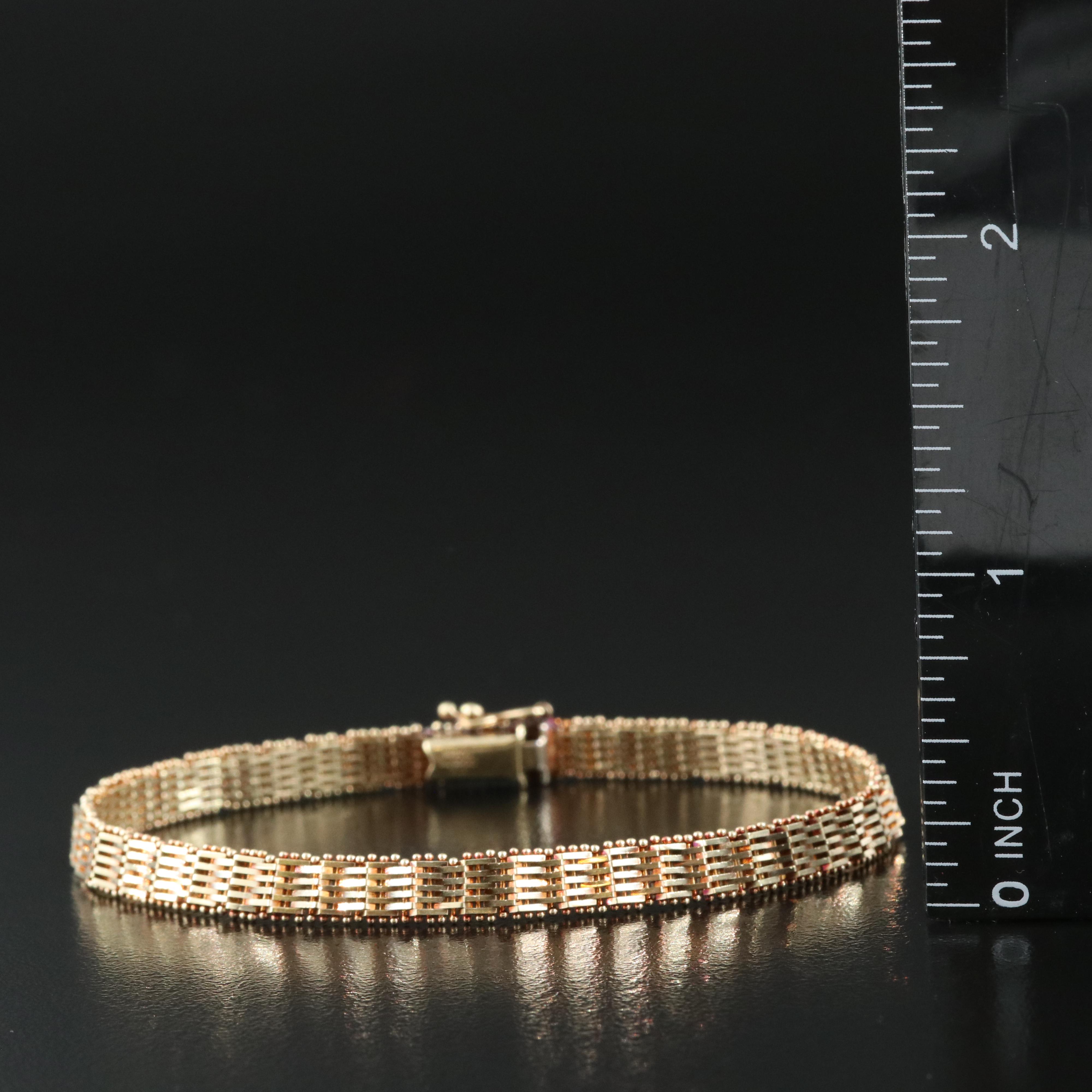 14K Riccio Chain Bracelet