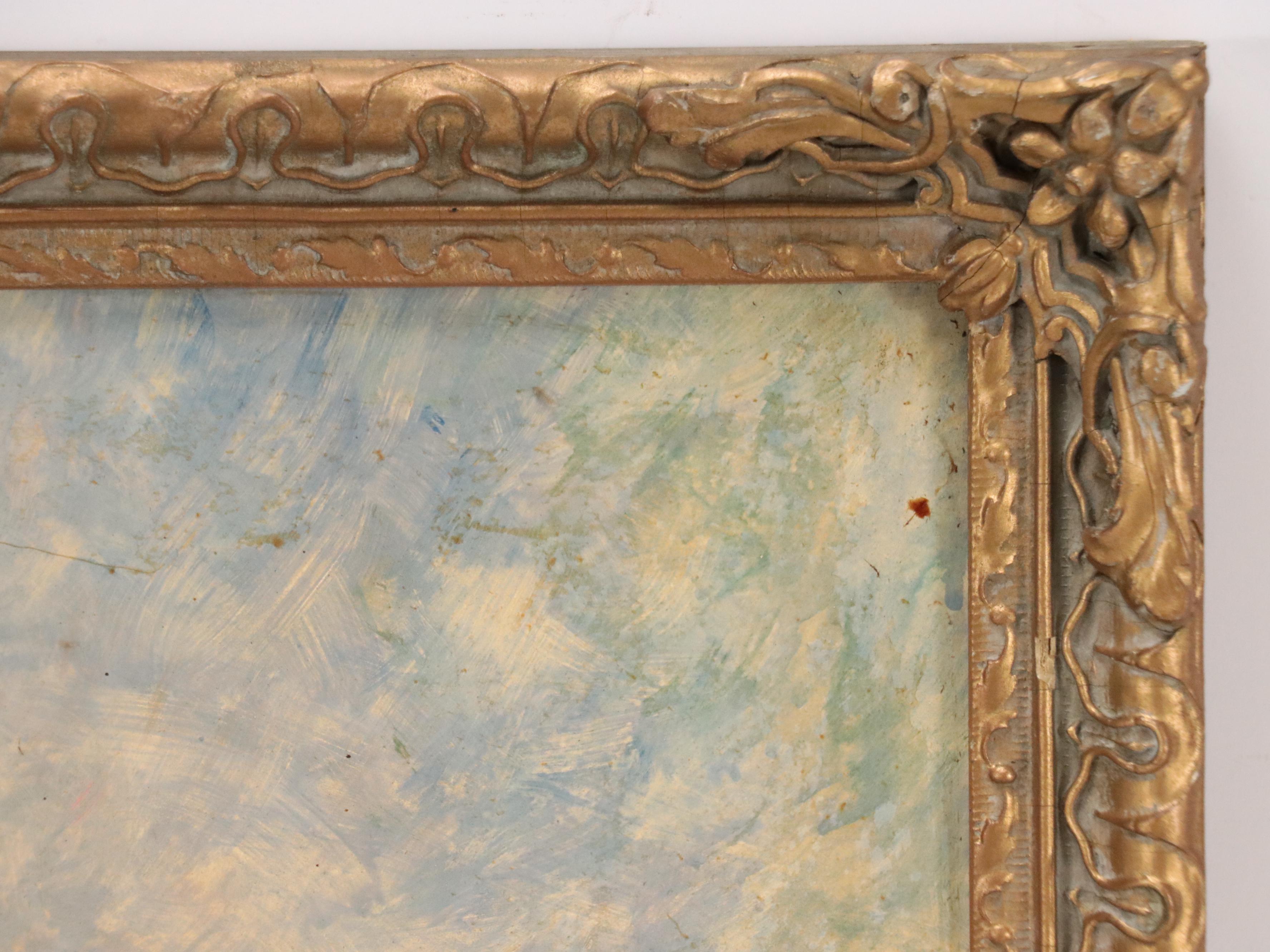 Glenn Bastian Landscape Oil Painting, Mid 20th Century