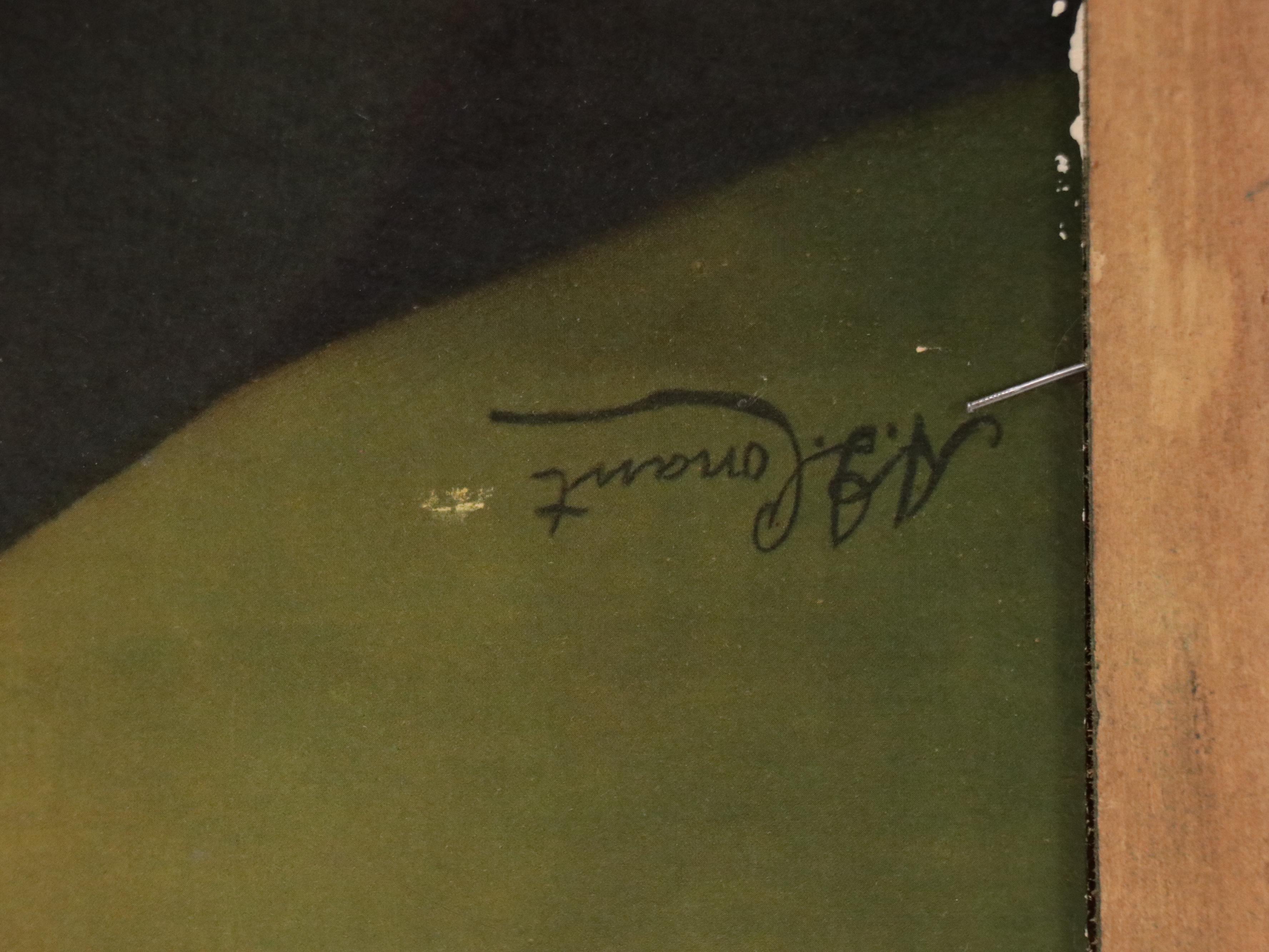 Glenn Bastian Landscape Oil Painting, Mid 20th Century