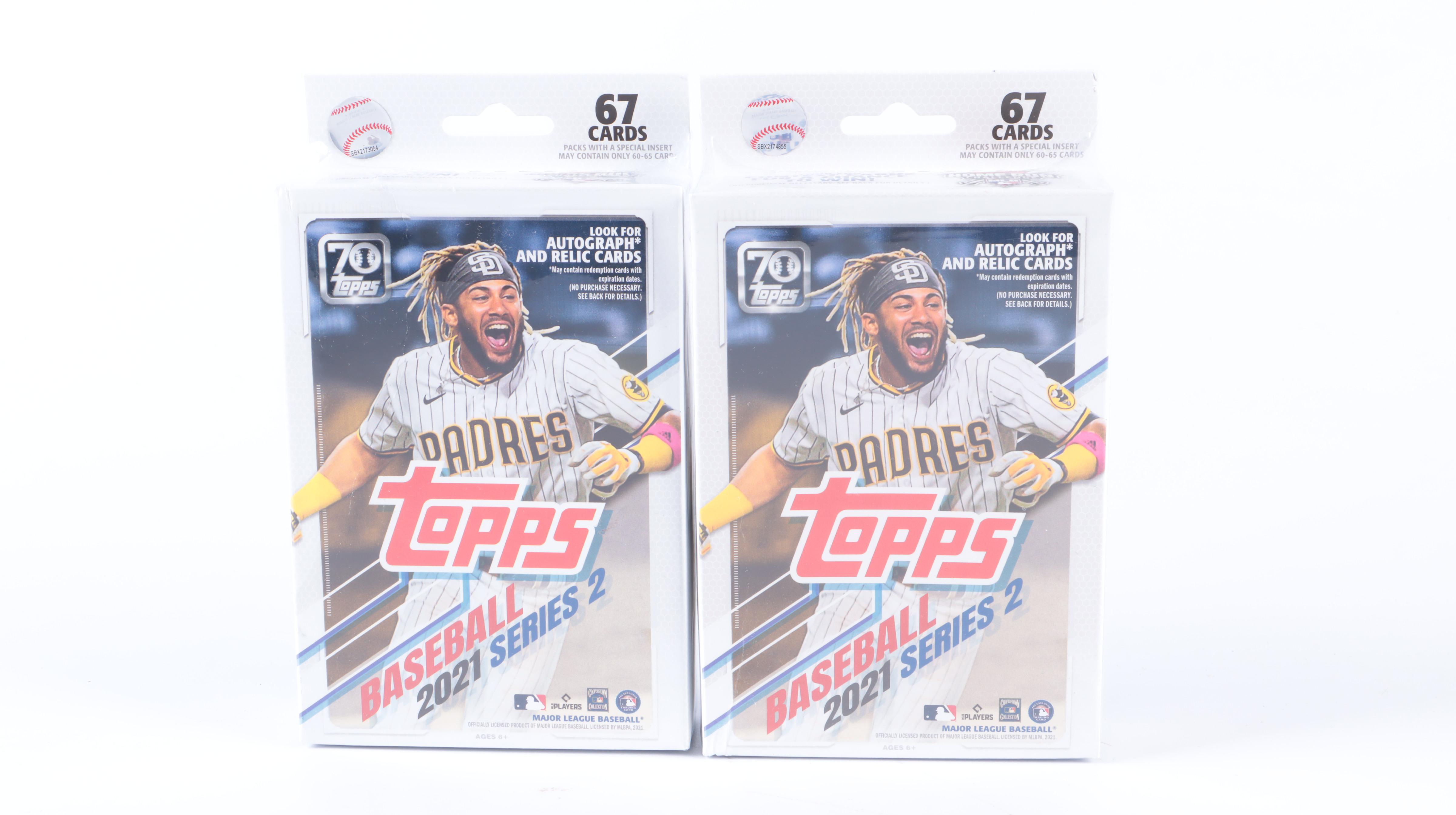 2021Topps Baseball Sealed Blaster Boxes, Hanger Boxes, Complete Set and More