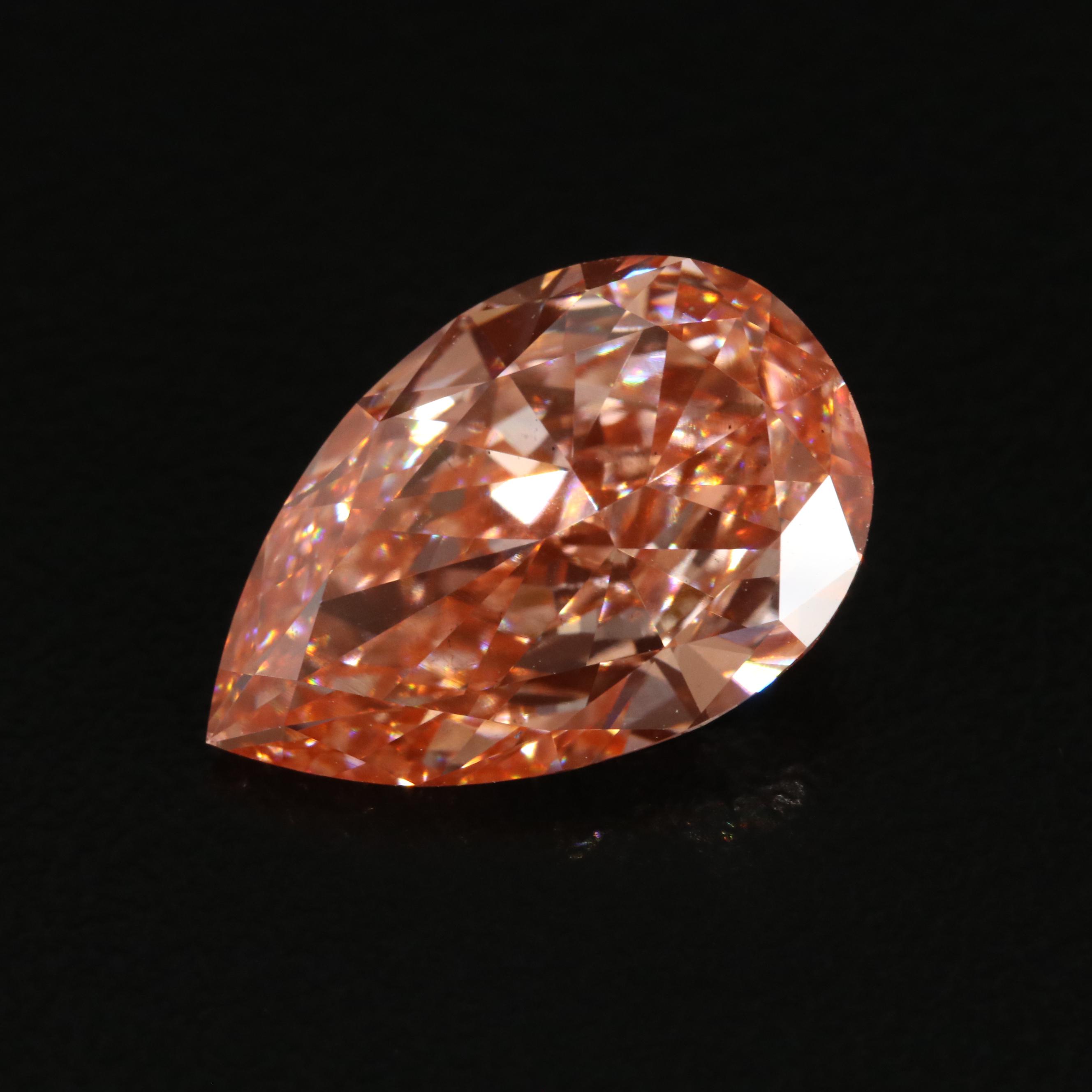 Loose 5.24 CT Fancy Pink Diamond