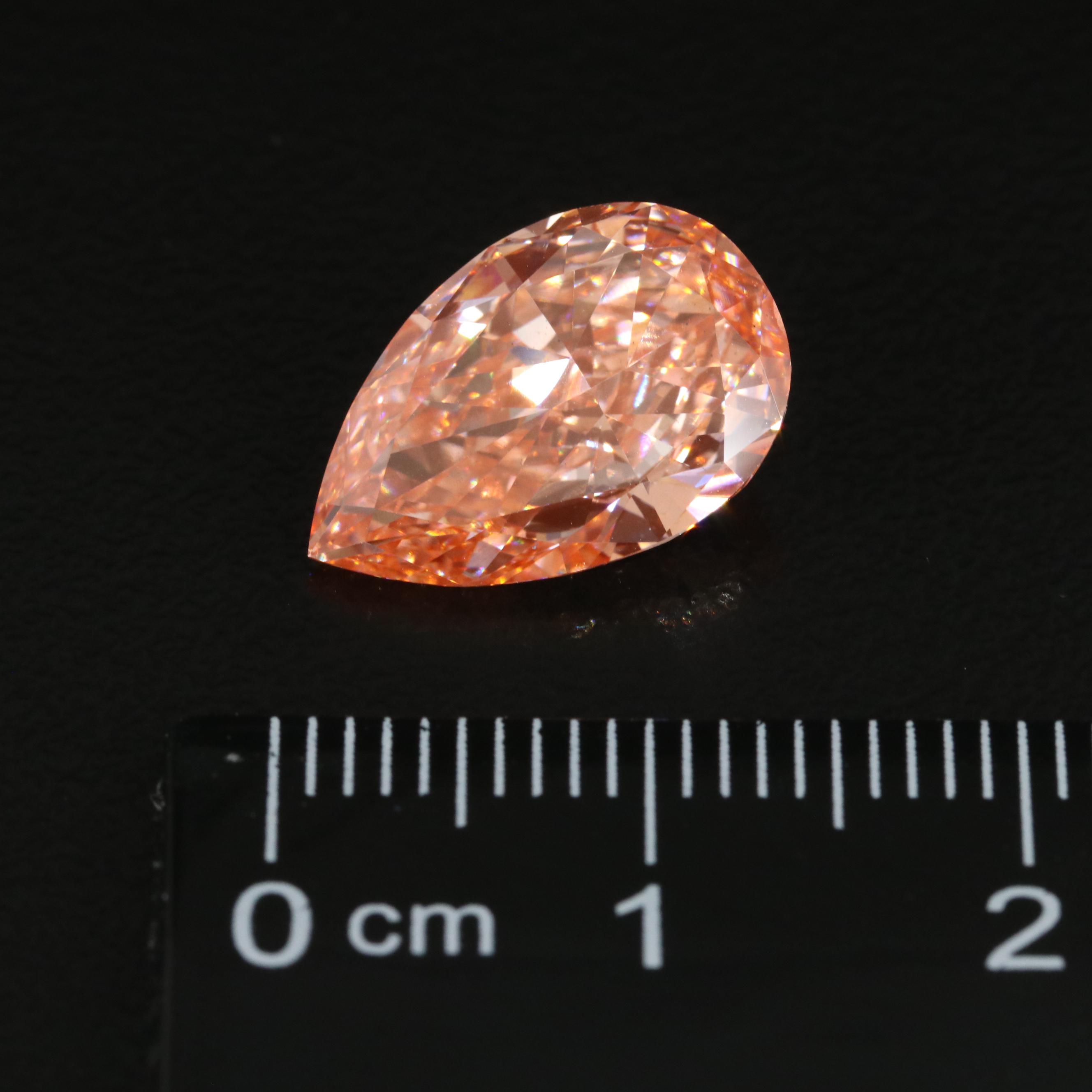 Loose 5.24 CT Fancy Pink Diamond