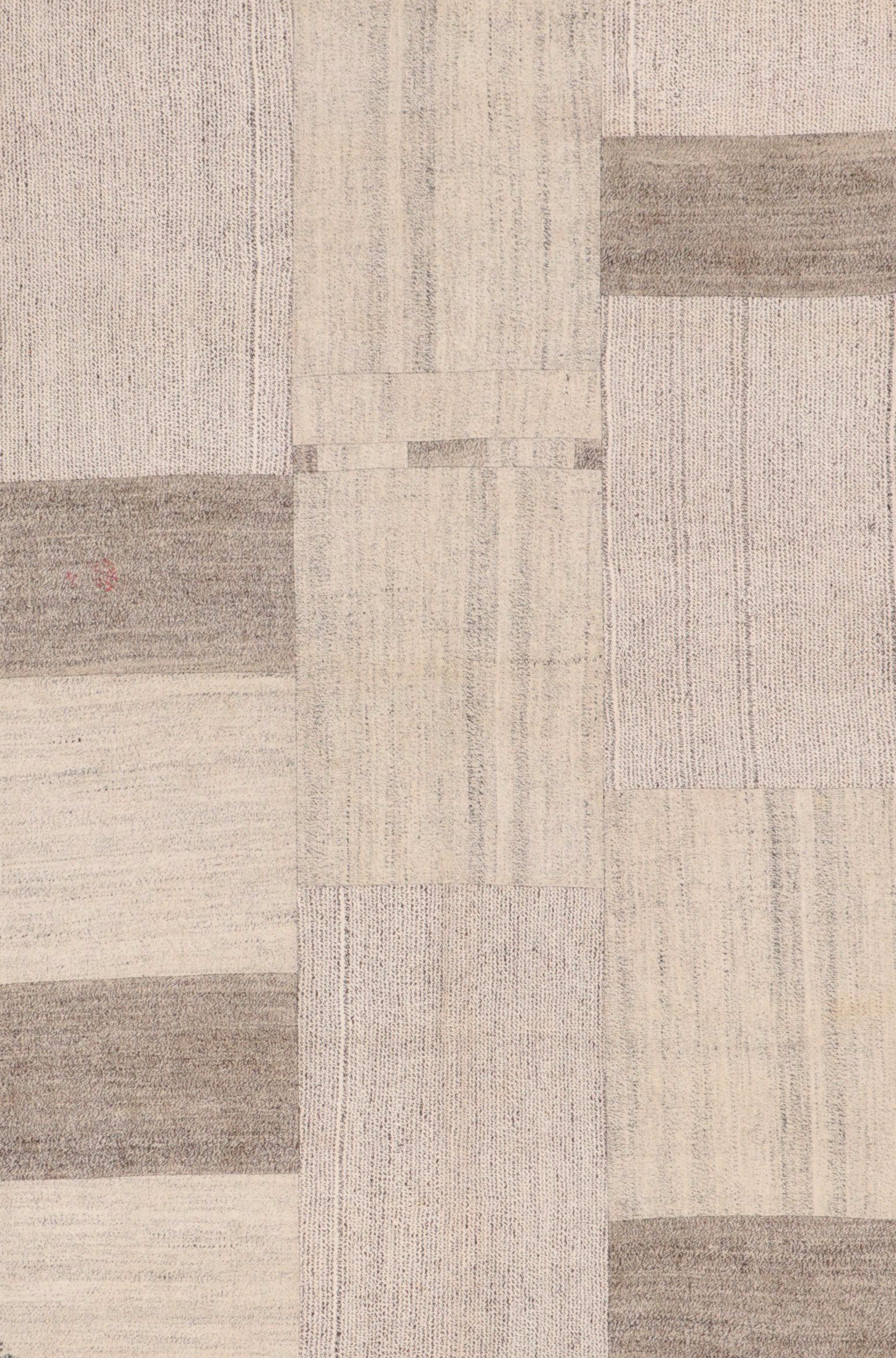 3'10 x 5'10 Handmade Turkish Pieced Patchwork Area Rug