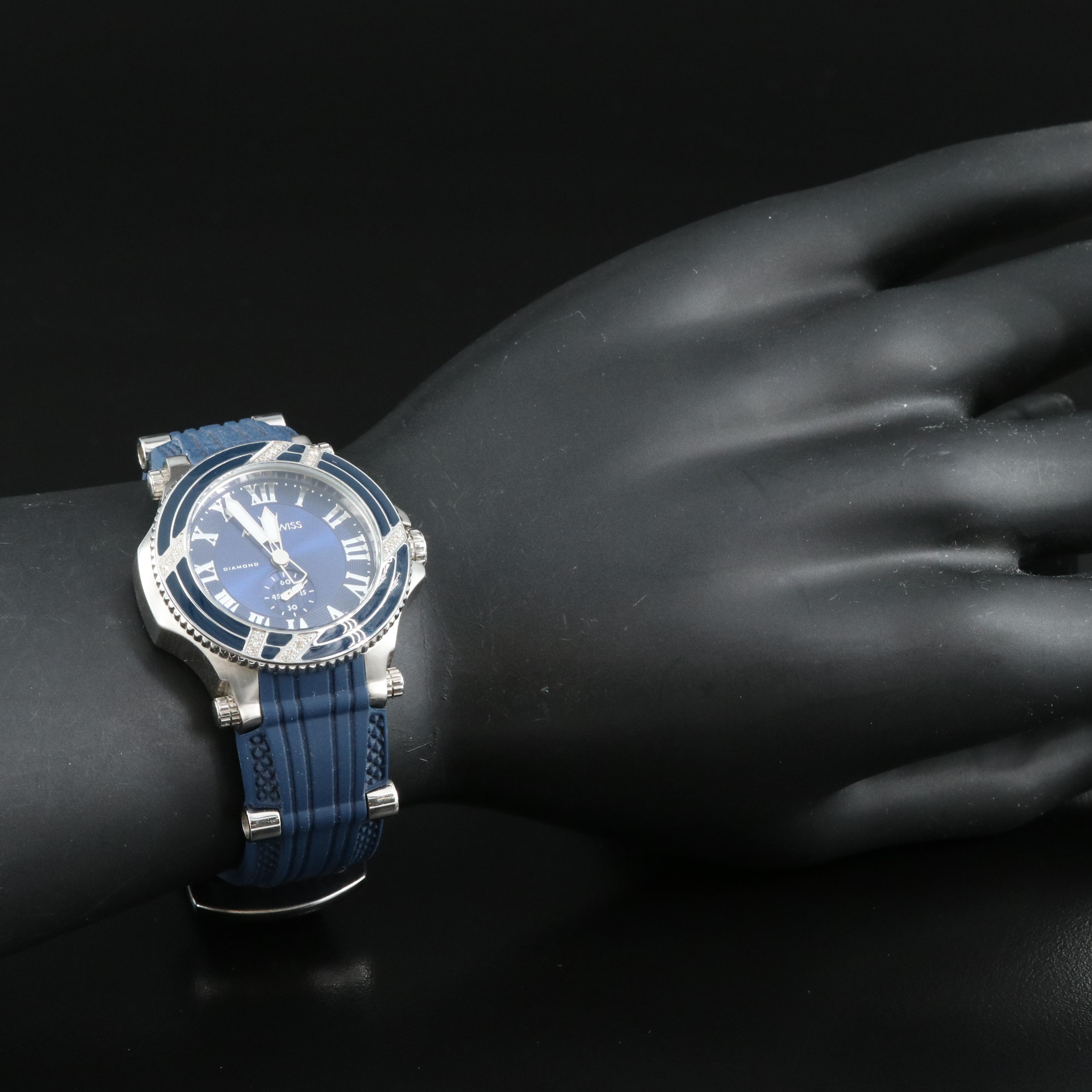 Aquaswiss Diamond Bolt L Quartz Watch