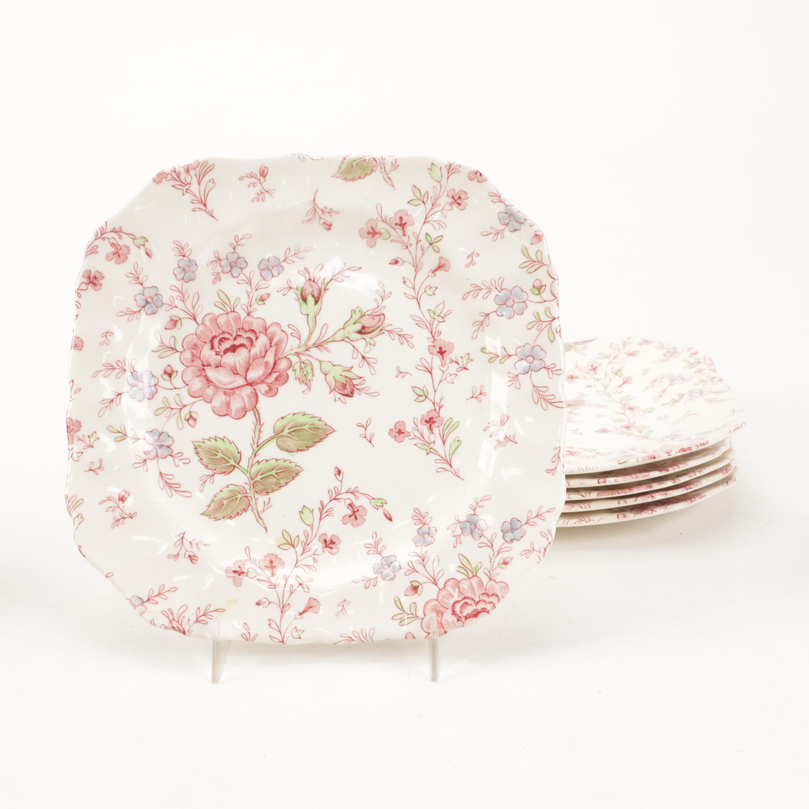 Johnson Bros "Rose Chintz" Dinnerware, Mid to Late 20th Century