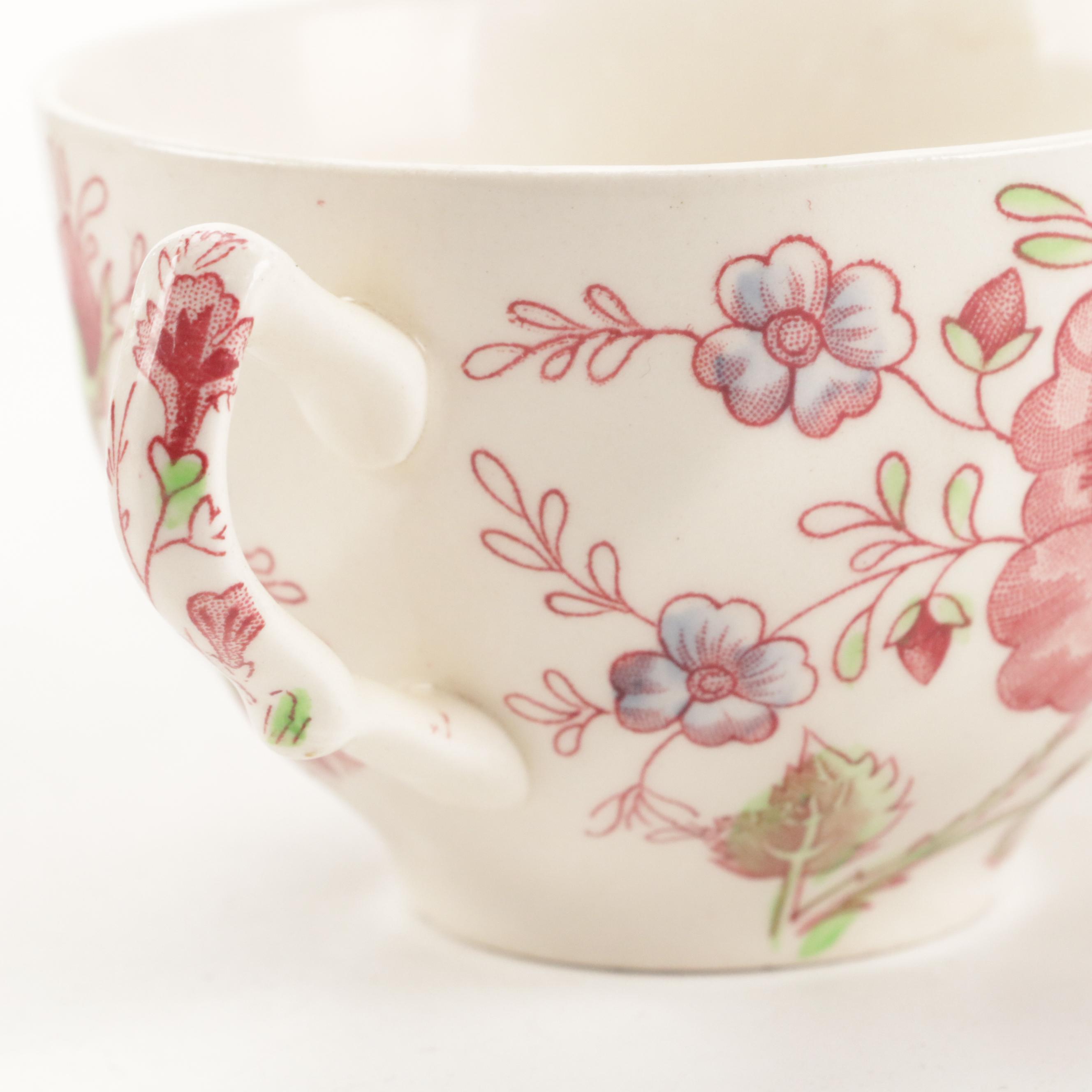 Johnson Bros "Rose Chintz" Dinnerware, Mid to Late 20th Century