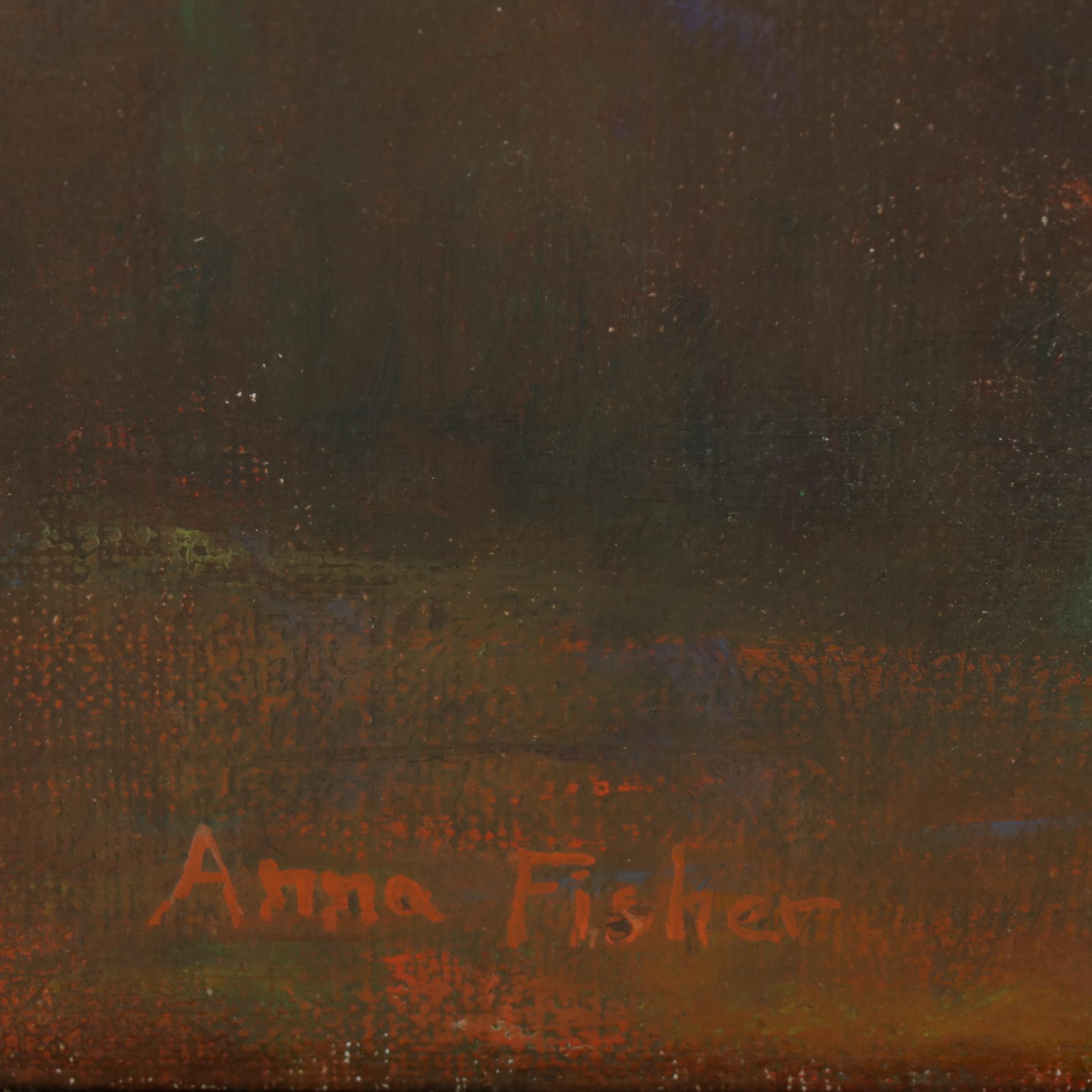 Anna S. Fisher Floral Still Life Oil Painting, Early to Mid 20th Century