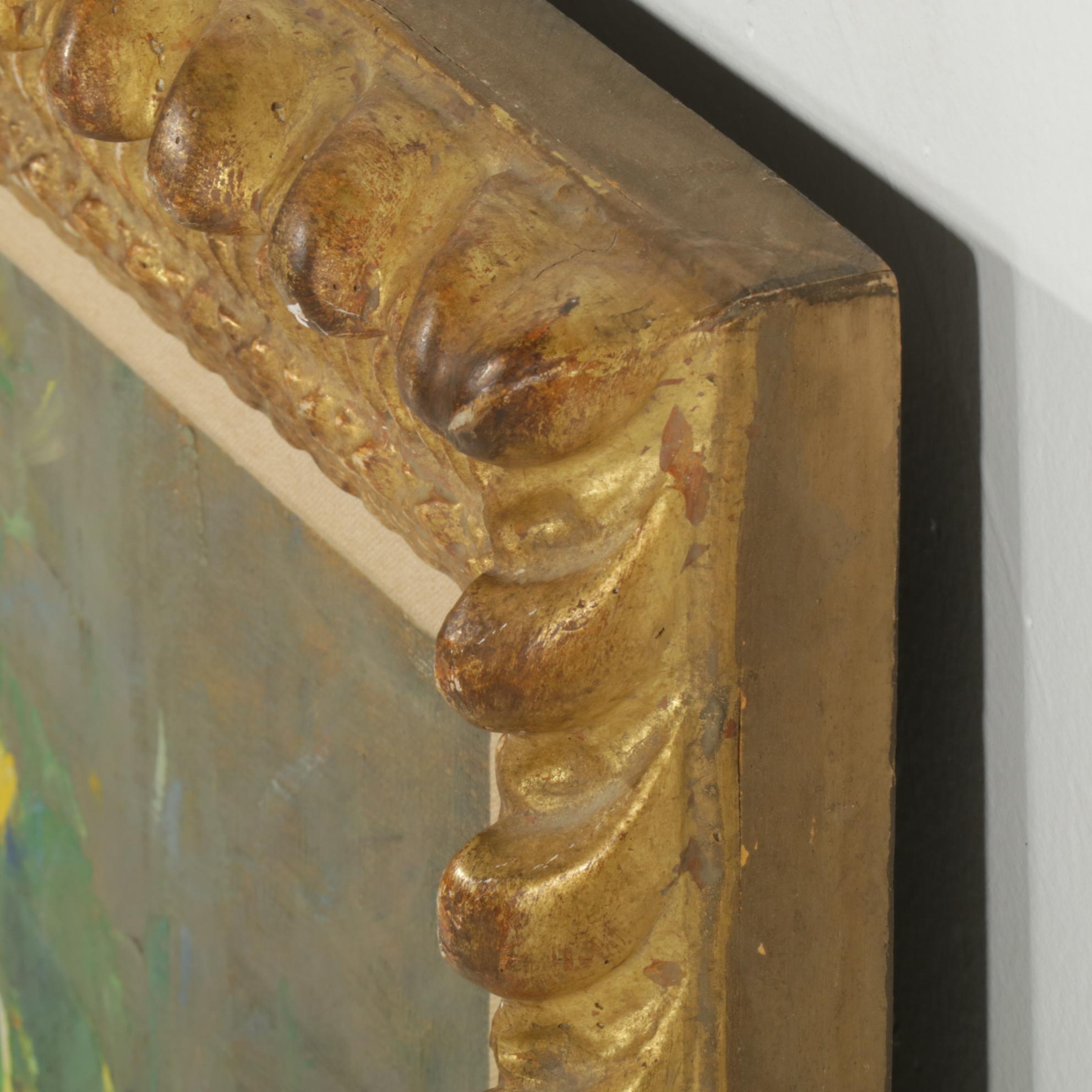 Anna S. Fisher Floral Still Life Oil Painting, Early to Mid 20th Century