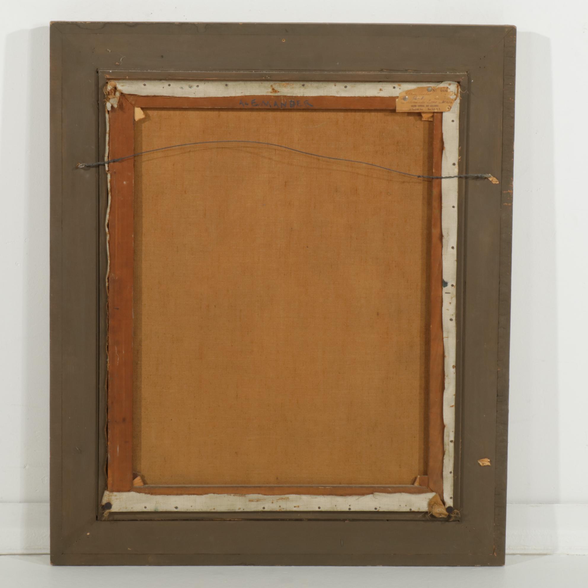 Anna S. Fisher Floral Still Life Oil Painting, Early to Mid 20th Century